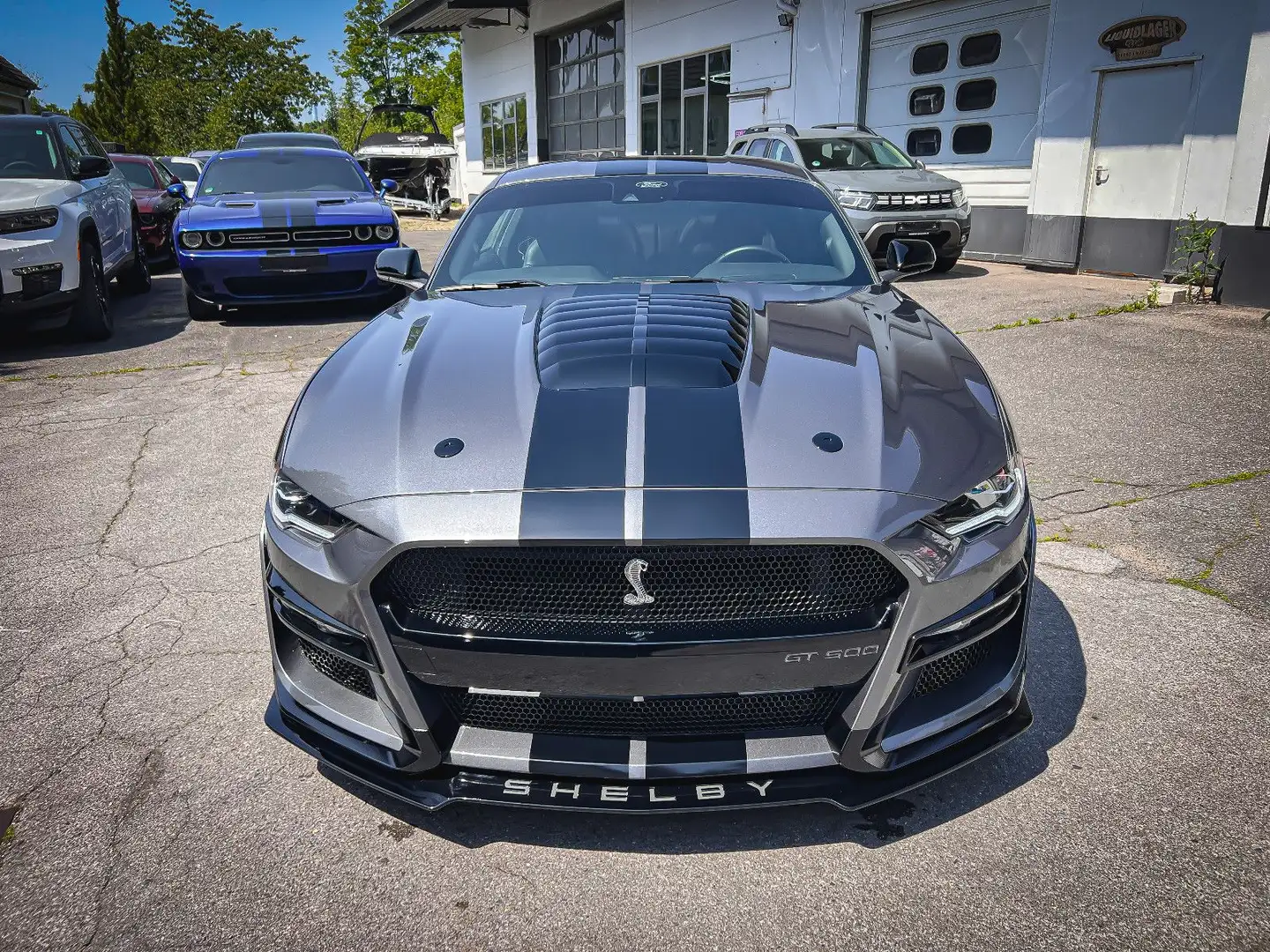 Ford Mustang 2.3 SHELBY LOOK*LED*LEDER*GARANTIE Silver - 2