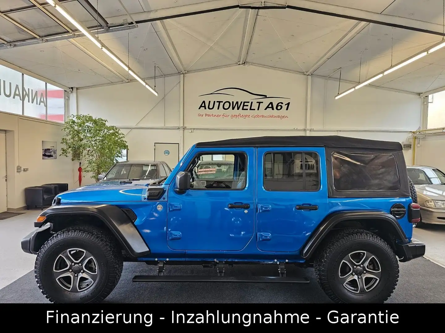 Jeep Wrangler 2.0 4xe Sahara AUTOMATIK+NAVI+LEDER Blau - 1