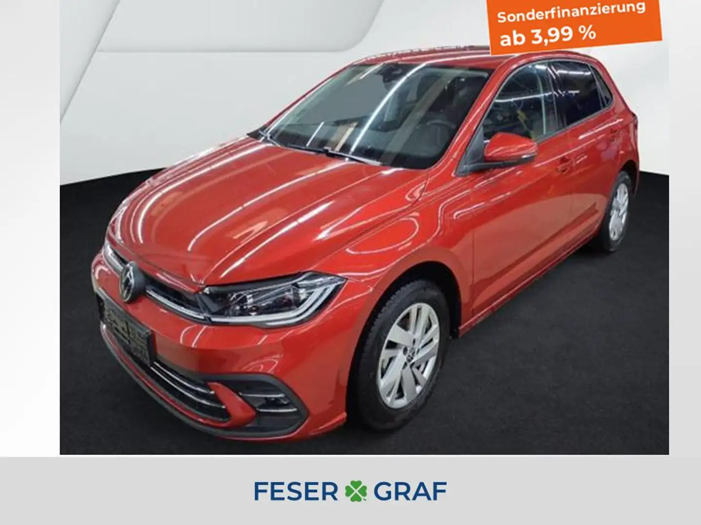 Volkswagen Polo 1.0 TSI Style DSG ACC / DAB / LED-Matrix / Navigat Rot - 1