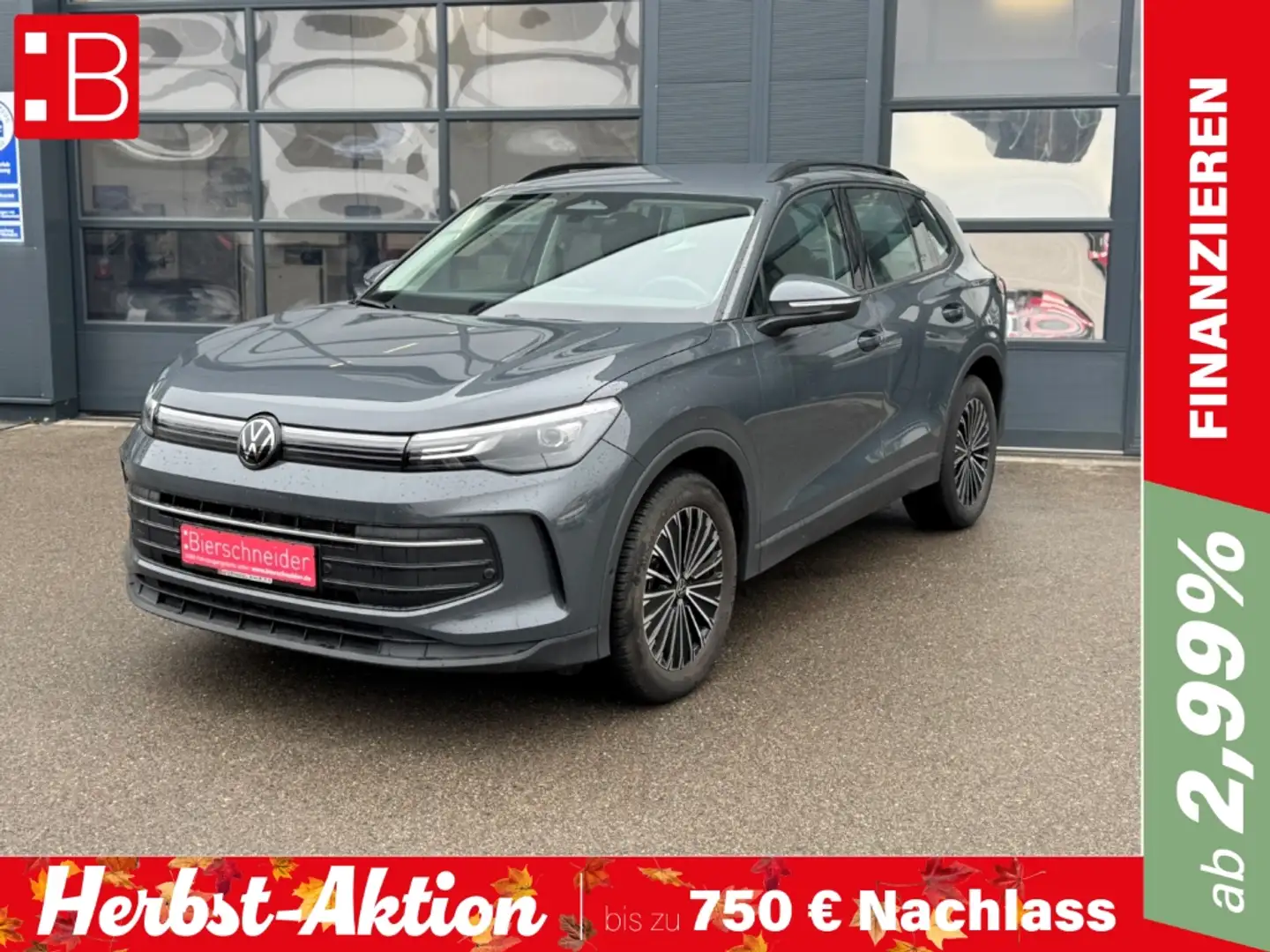 Volkswagen Tiguan 1.5 eTSI DSG Life LED NAVI AHK ACC SIDEASS SHZ Grau - 1