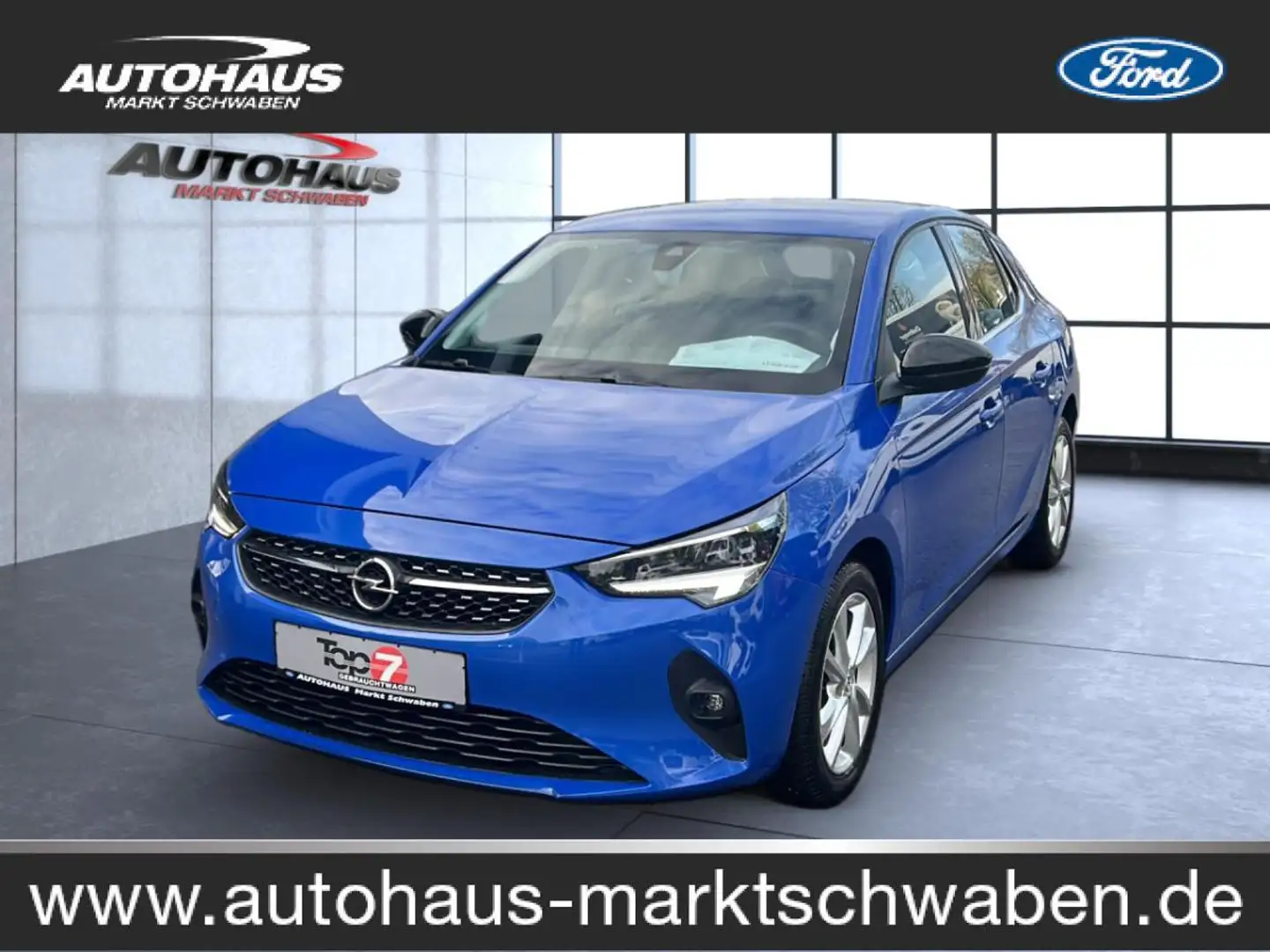 Opel Corsa Elegance LED Klima Einparkhilfe el. Fenster Blau - 1
