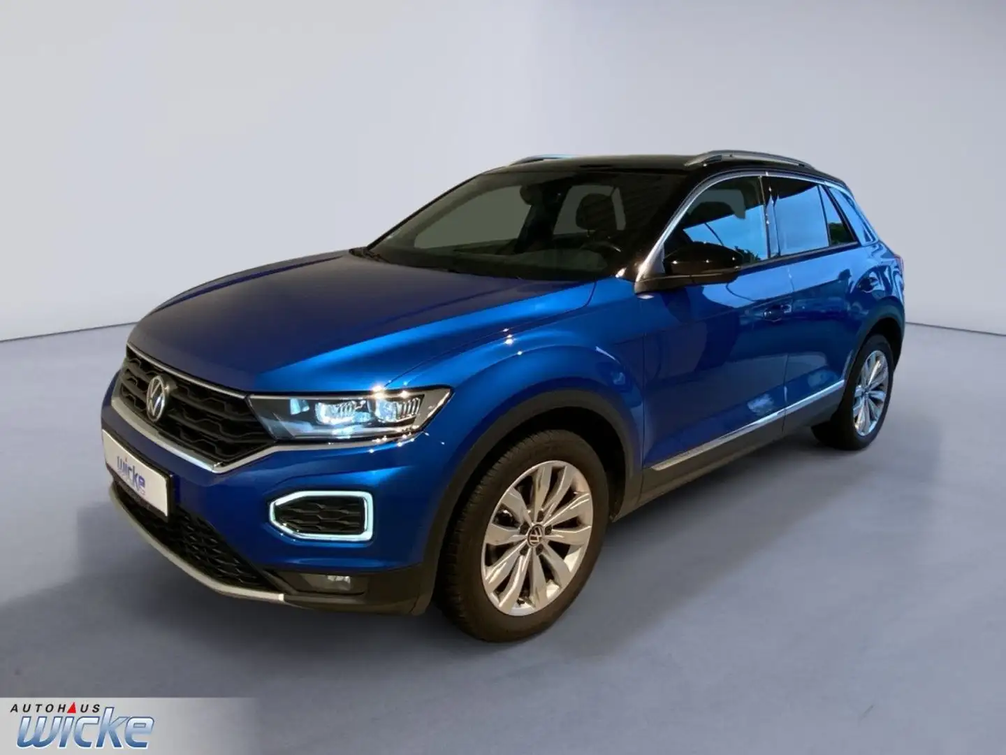 Volkswagen T-Roc 1.5 TSI DSG Sport NAVI KLIMA AHK PANO KEYLES Blau - 2