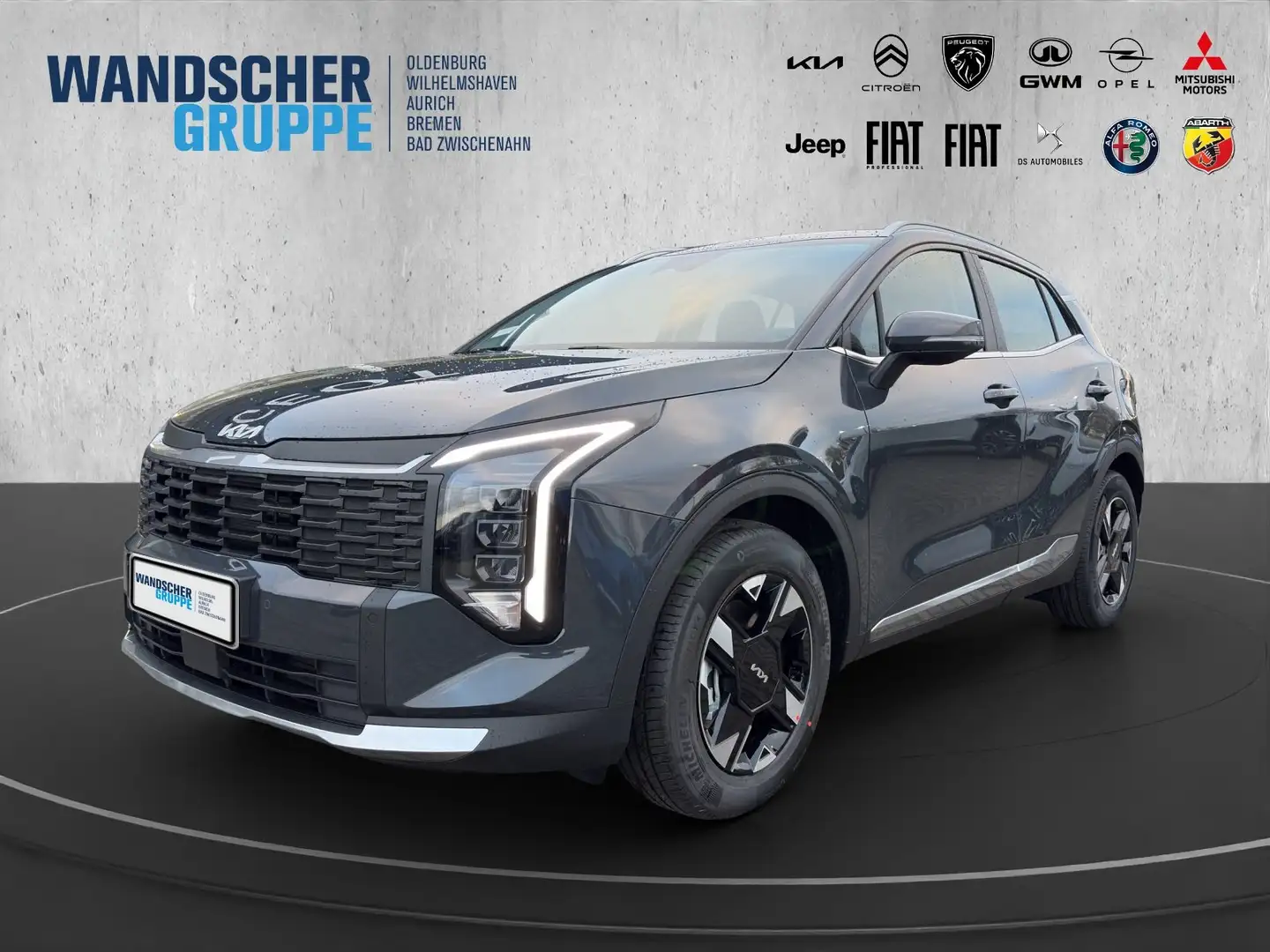 Kia Sportage NQ5 1,6 T-GDI GPF 4X2 *LED*SHZ*TEMPOMAT* Grau - 1