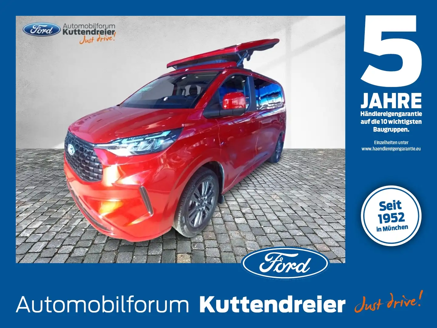 Ford Tourneo Custom Nugget Westfalia Camper Aut. Camp Rot - 1
