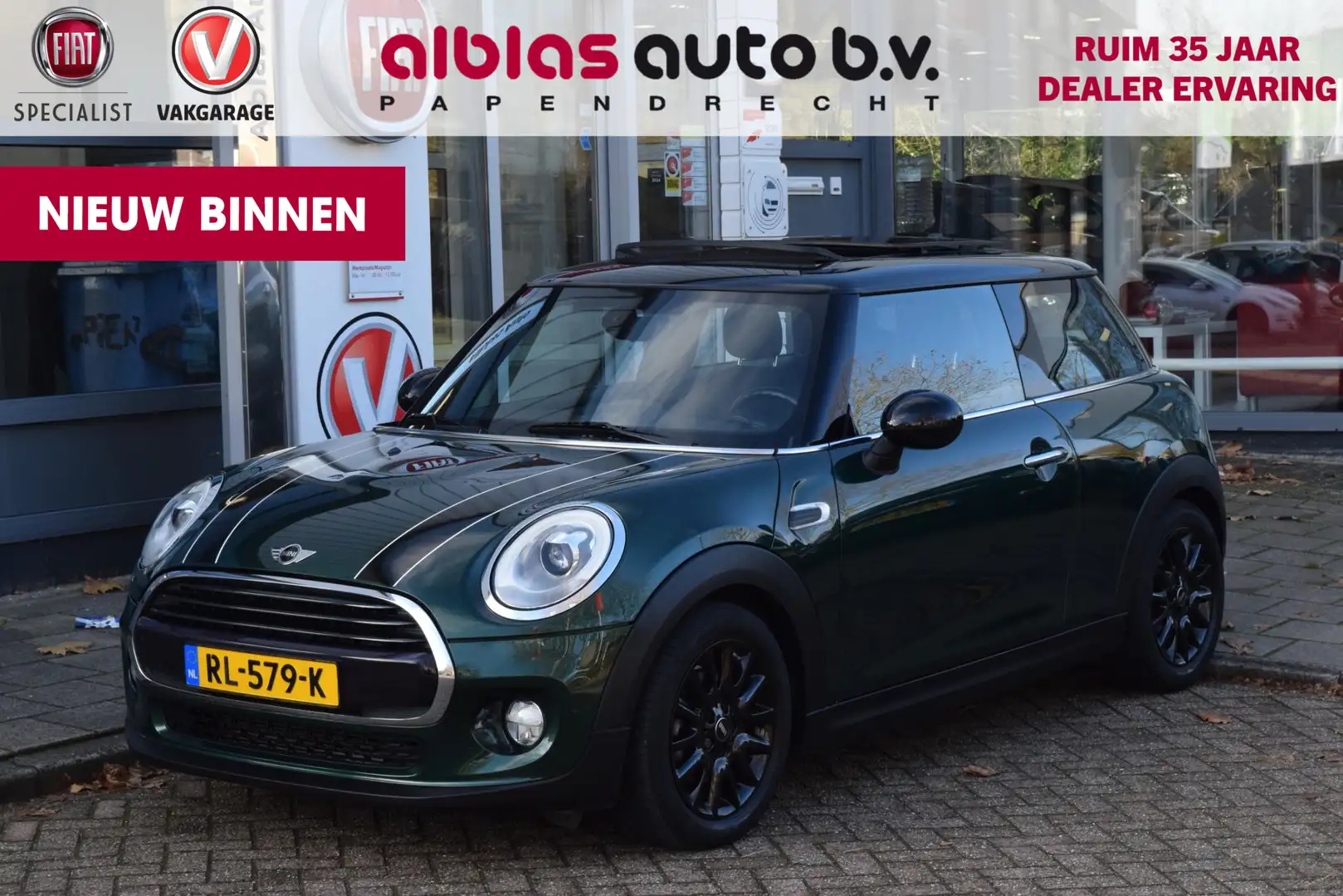 MINI Cooper Mini 1.5 Open Dak|Led|Nav|Orig.NL|Dealero.h. Vert - 1