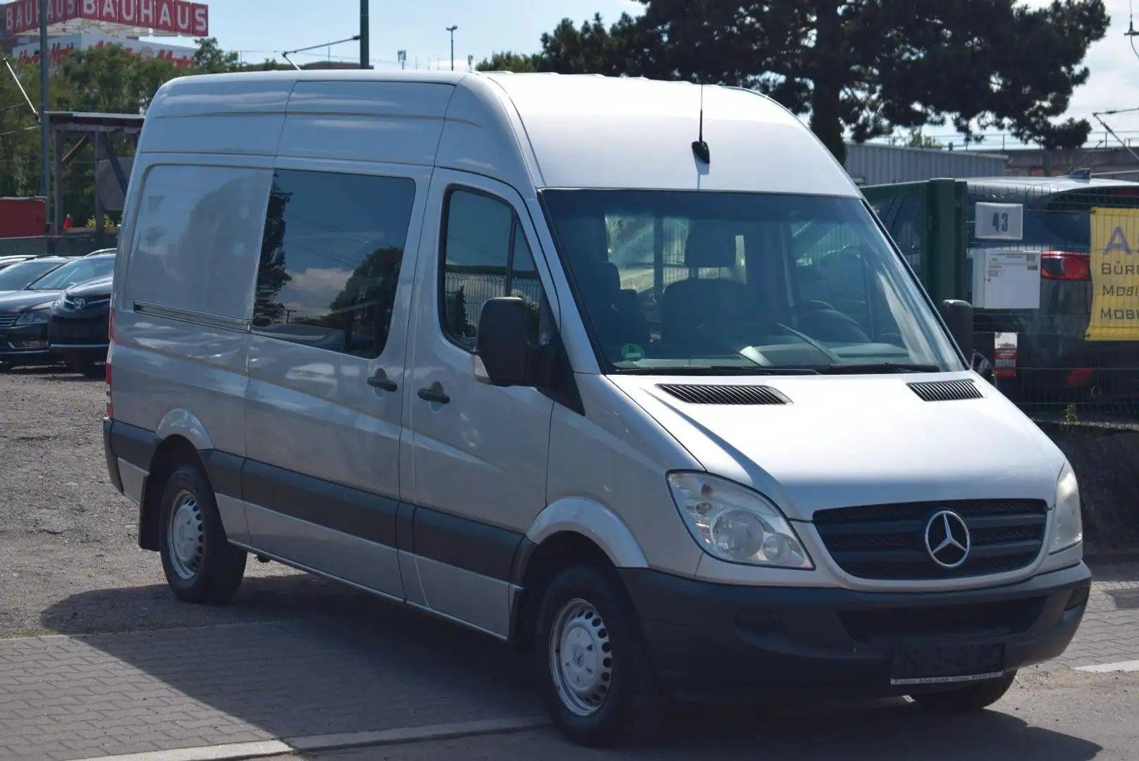 Mercedes-Benz Sprinter II Kasten  Automatik 4 SITZE Argent - 2