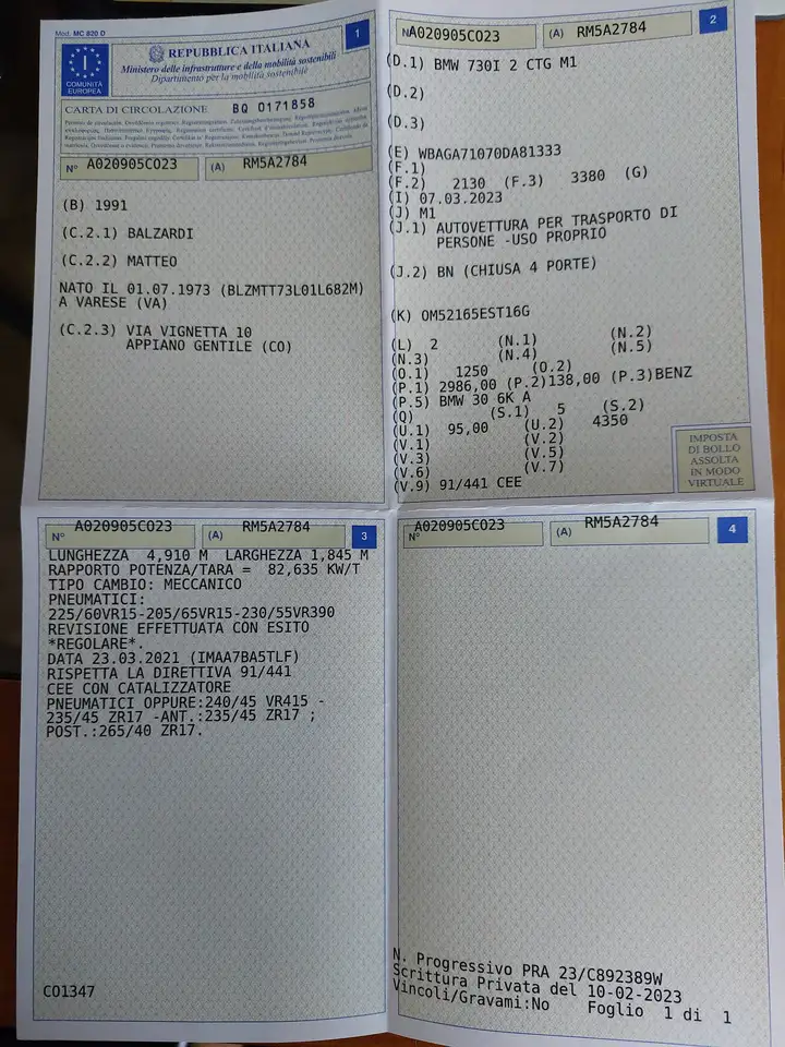 BMW 730i, foto 11