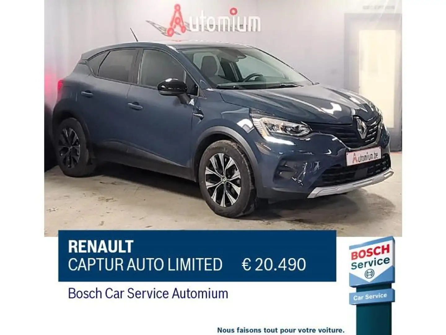 Renault Captur 404€ x 60m*GPS+CAMERA* Синій - 1