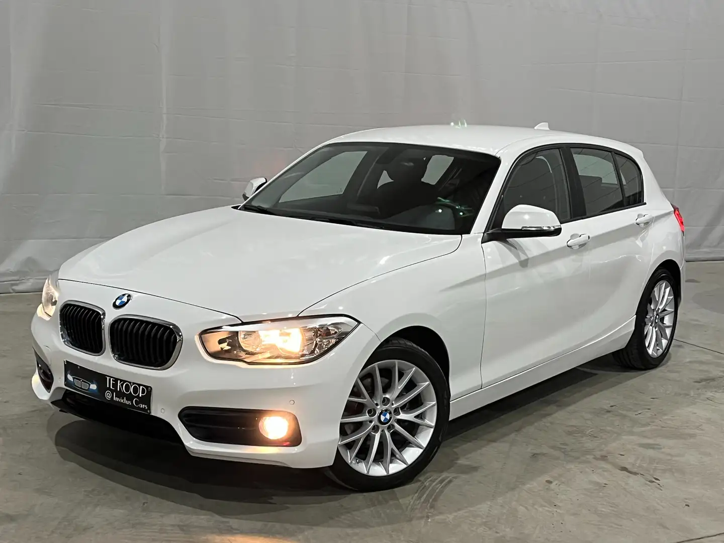 BMW 118 118i Automaat / Navi / 100000km Blanc - 1