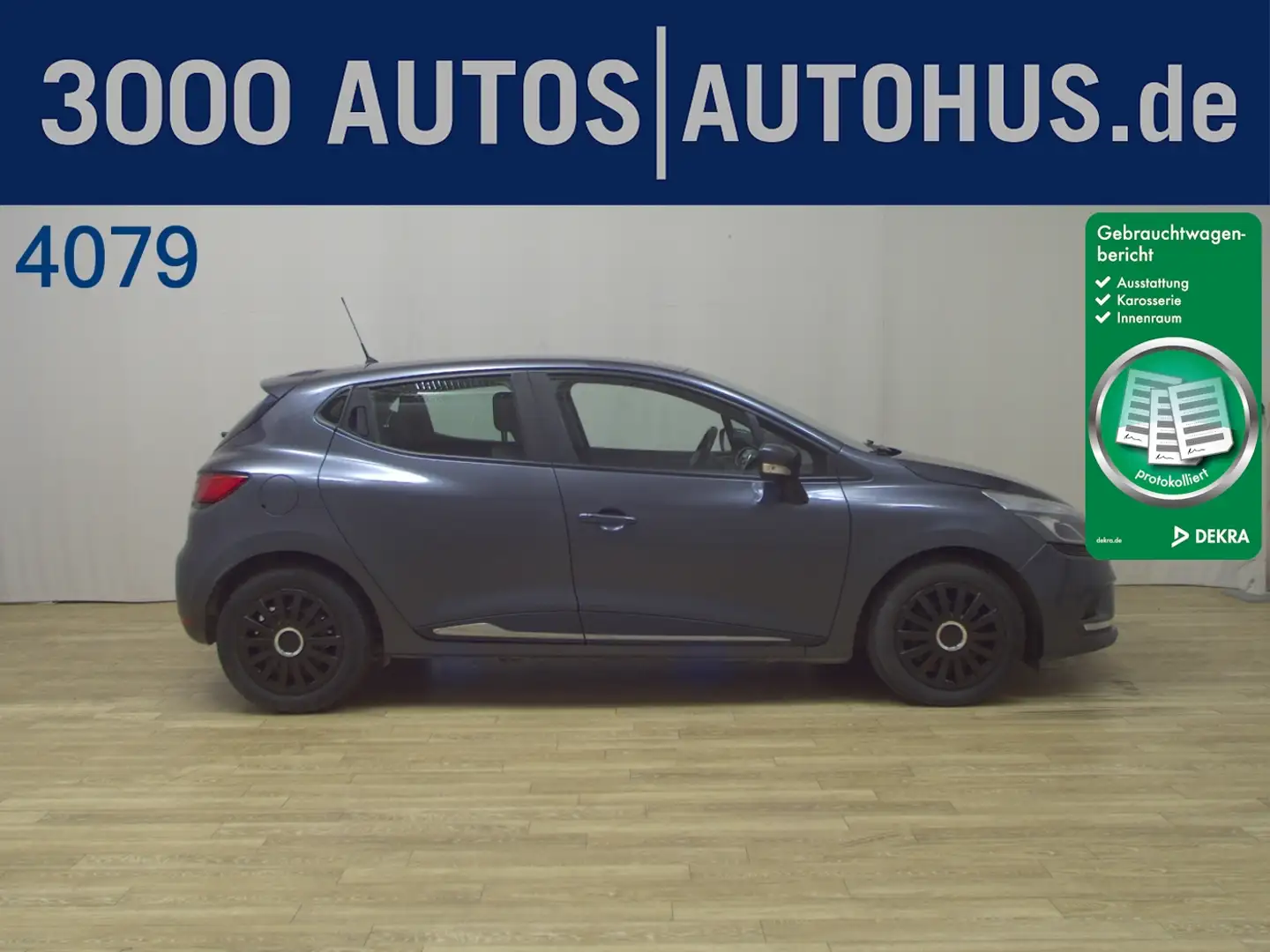 Renault Clio 0.9 TCe Navi Shz Klima Bluetooth Grau - 1