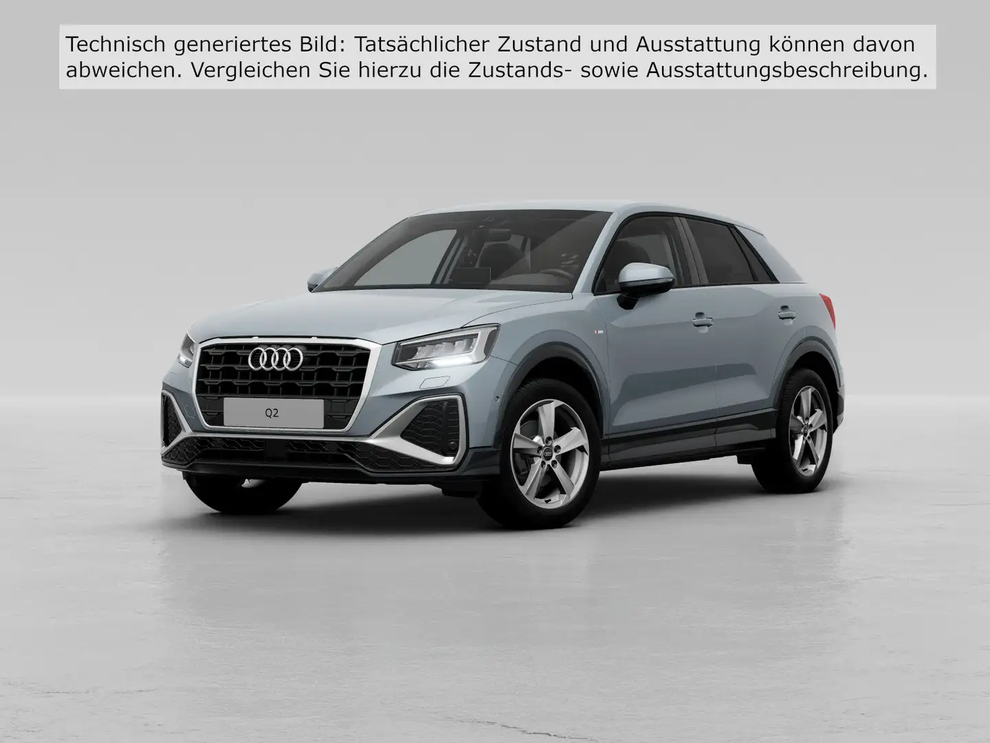 Audi Q2 S line 35 TFSI AHK R-KAM NAV+ STDHZG E-KLAPPE Grau - 2