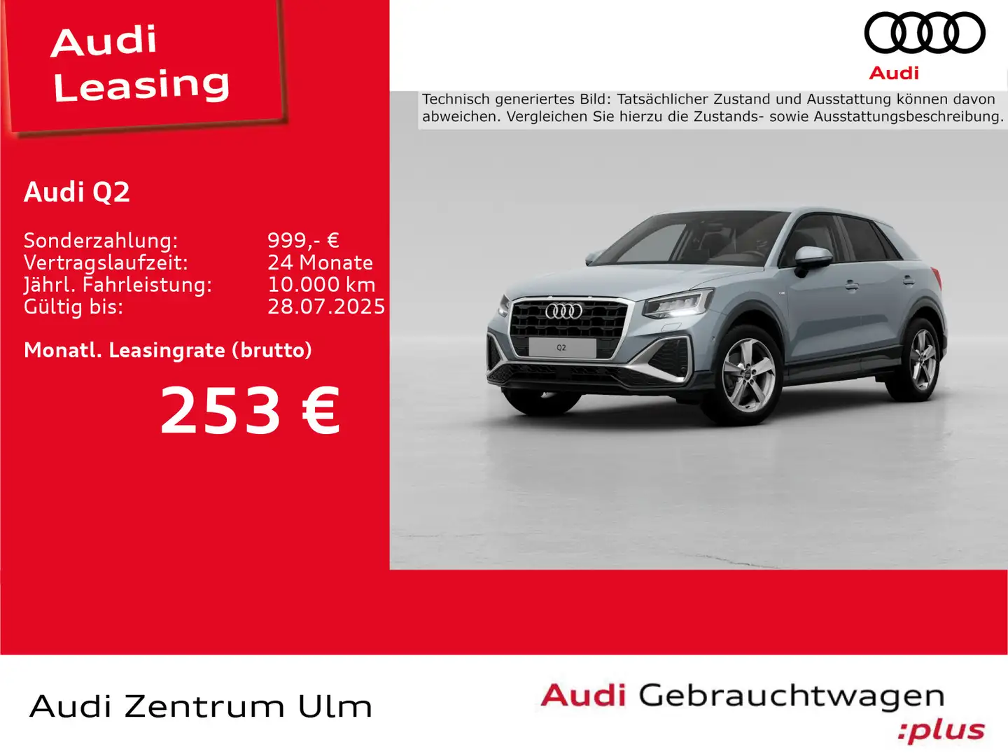 Audi Q2 S line 35 TFSI AHK R-KAM NAV+ STDHZG E-KLAPPE Grau - 1