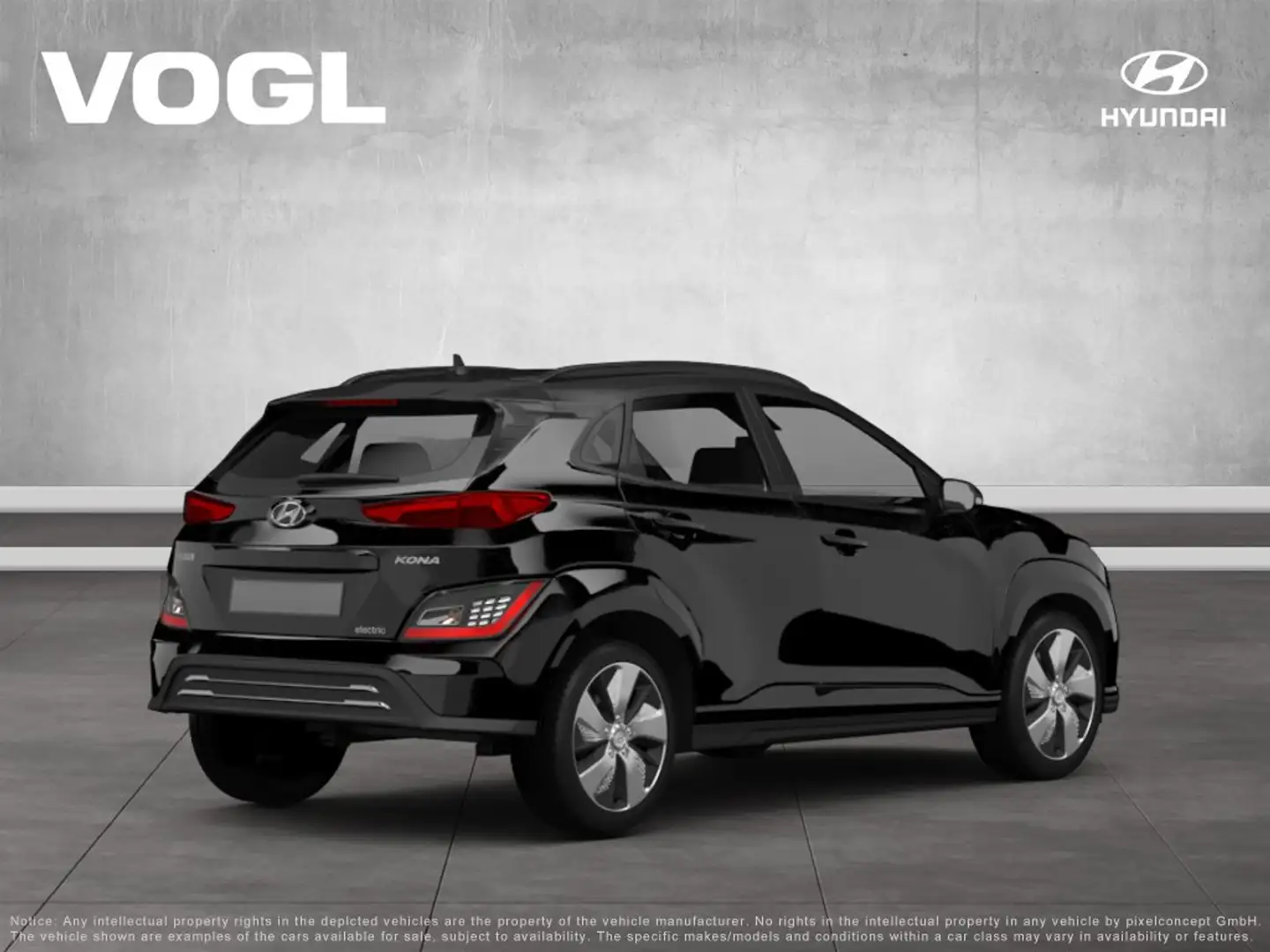 Hyundai KONA Elektro 100kW Select mit 1-Phasigen OBC Schwarz - 2