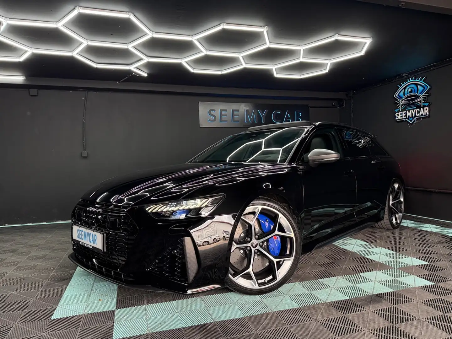 Audi RS6 Avant Performance 630 ch Français – Carbone / Céramique – Config Unique – 2025 – Garantie- Schwarz - 1