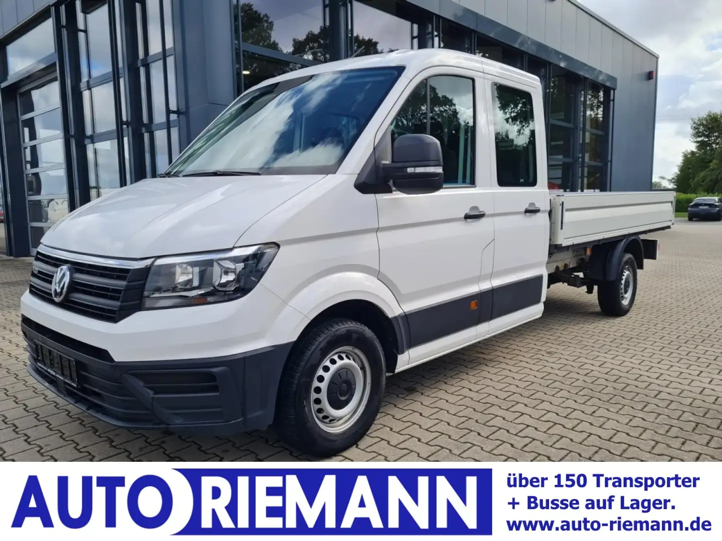 Volkswagen Crafter 35 Doka TDI Pritsche L4 4Motion Klima Weiß - 1