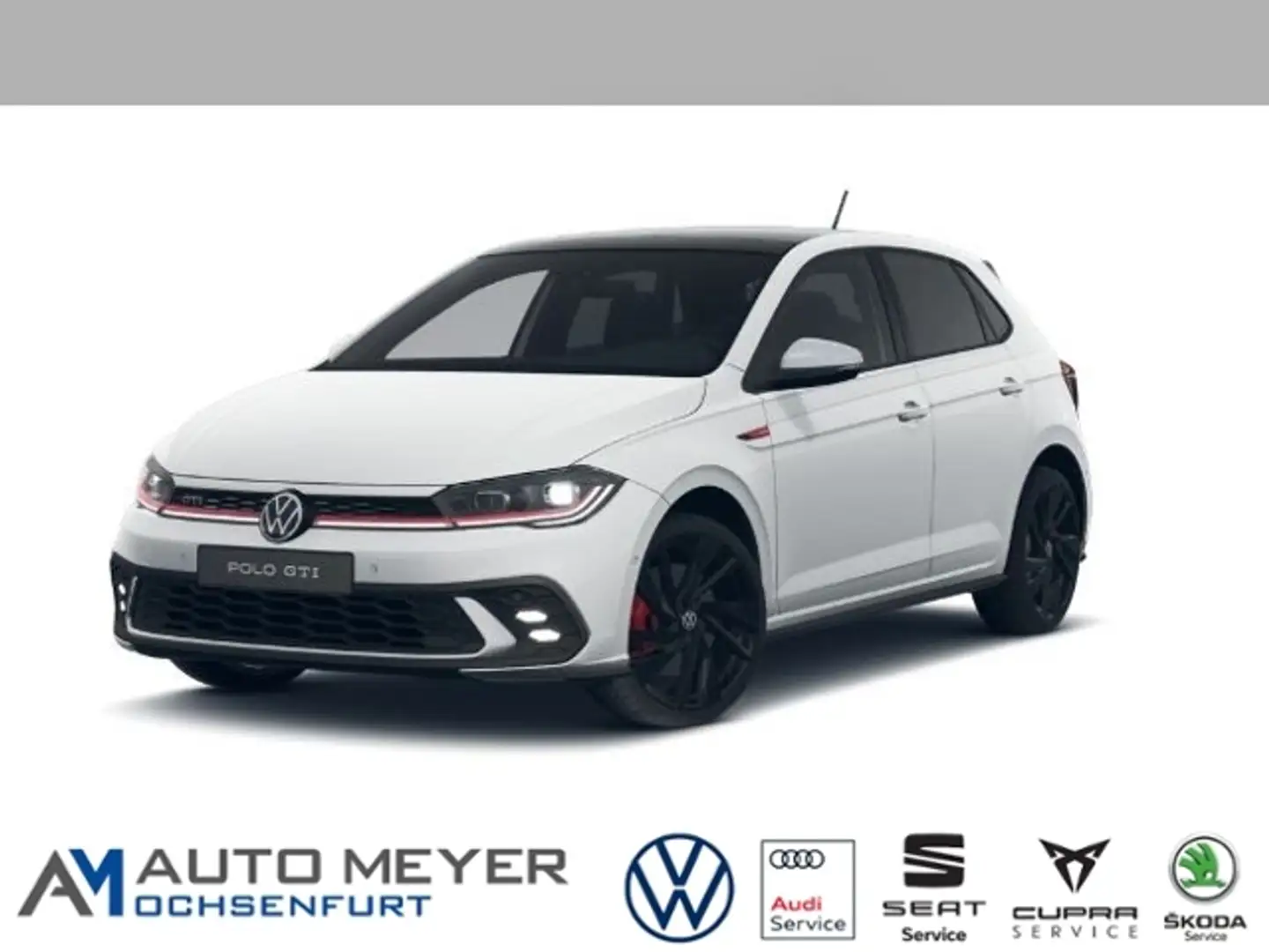 Volkswagen Polo GTI DSG Black Style Vollleder IQ.DRIVE Navi Blanc - 1