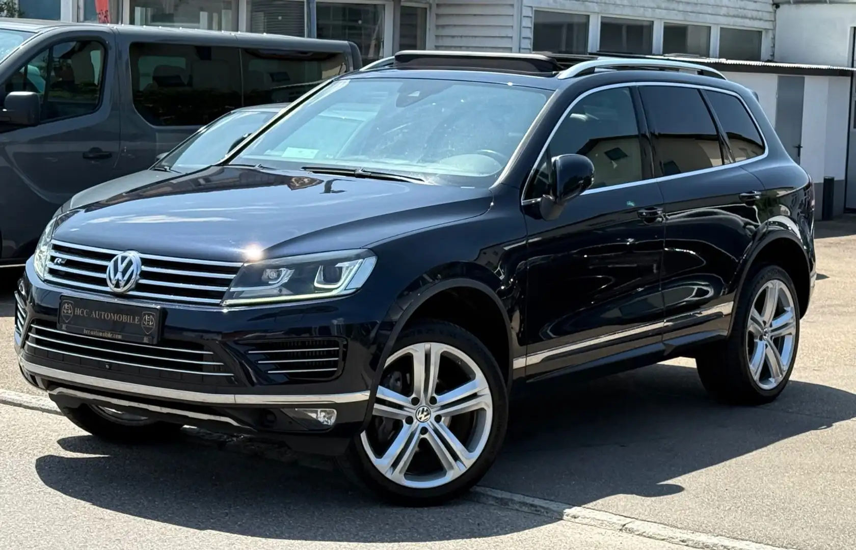 Volkswagen Touareg V6 TDI R-LINE 4MOT-NAVI-SHZ-21 ZOLL-PANO Azul - 2