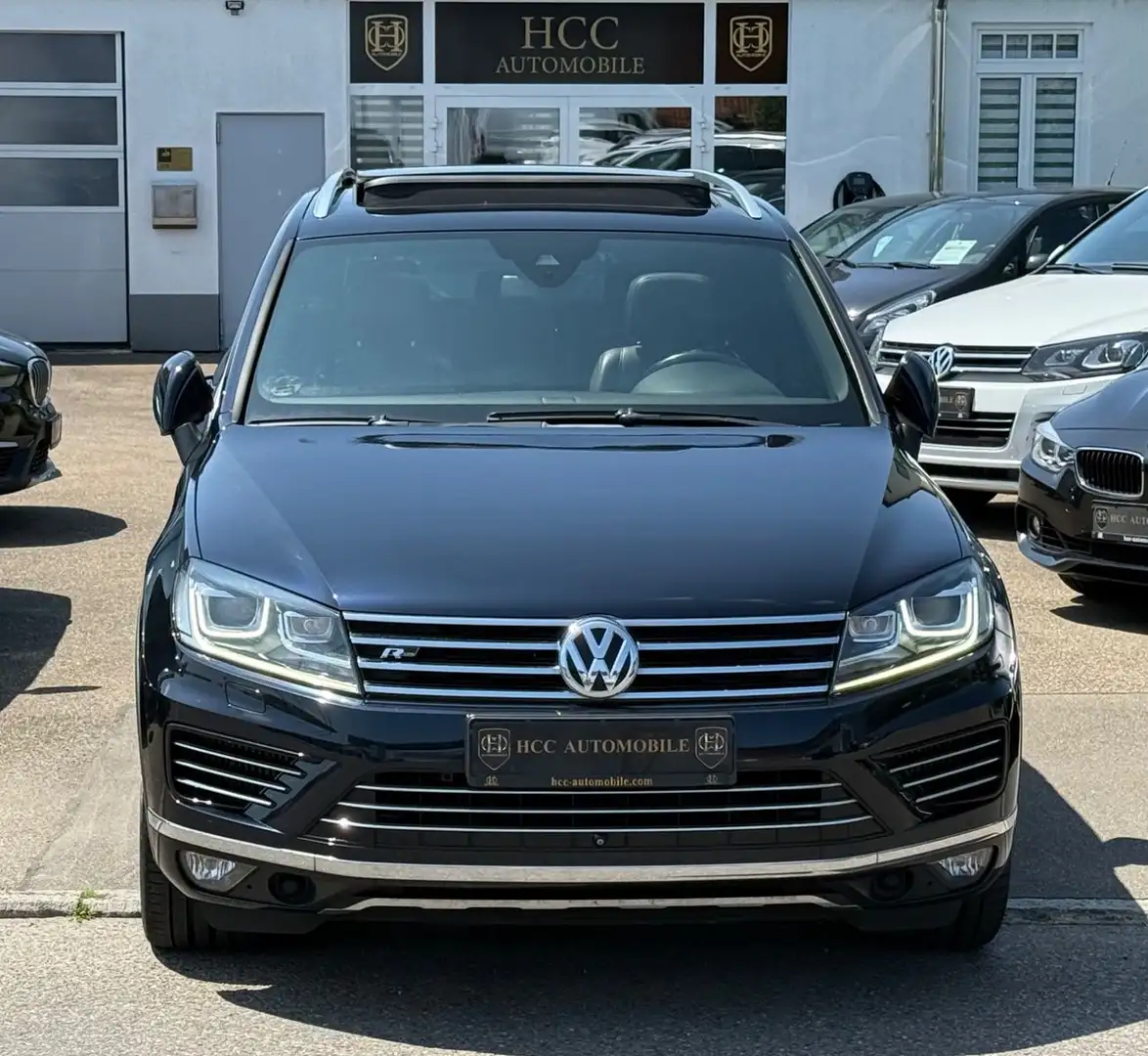 Volkswagen Touareg V6 TDI R-LINE 4MOT-NAVI-SHZ-21 ZOLL-PANO Azul - 1