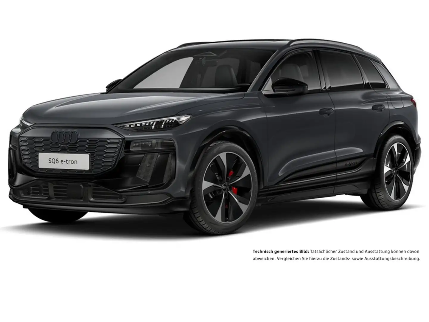Audi SQ6 e-tron quattro PANO B&O 360°CAM ACC LM21 Gris - 2