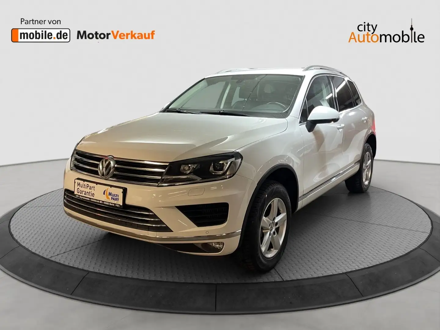 Volkswagen Touareg V6 BMT 4Motion/Terrain Tech/Xenon/Leder Weiß - 1