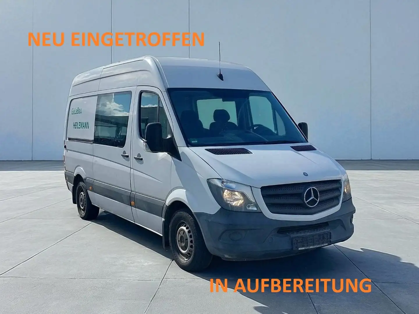 Mercedes-Benz Sprinter 313 CDI,L2H2,Gar,6SITZE,Mwst,AHK,RFK,TÜV+Serv. Weiß - 1