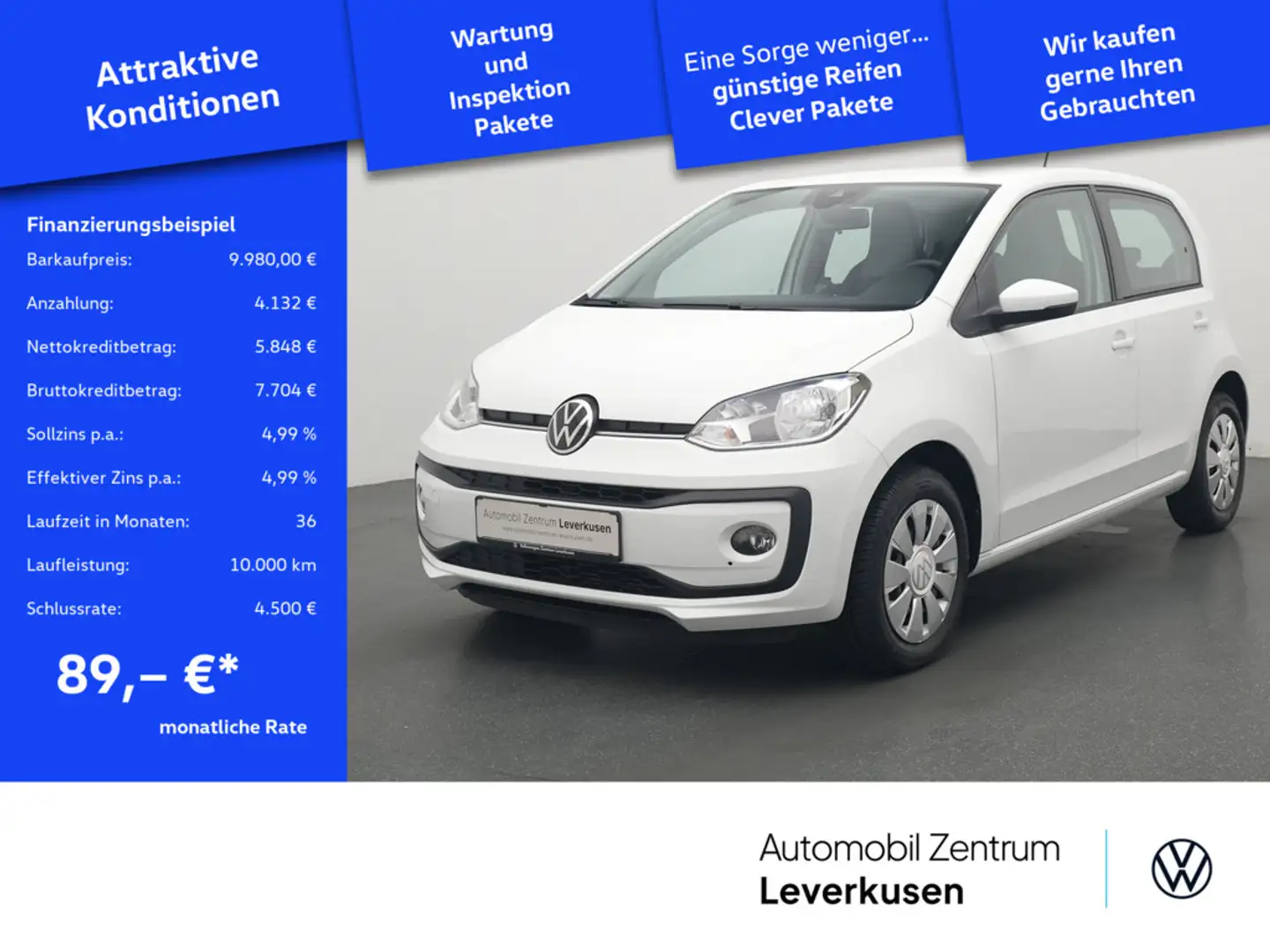 Volkswagen up! KAM PDC SHZ KLIMA PORT NAVI Schwarz - 1