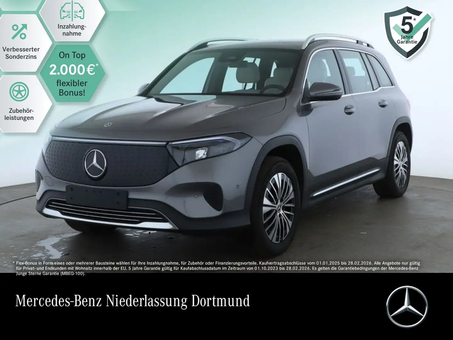 Mercedes-Benz EQB 300 4M PROG+ADVANCED+KAMERA+SPUR Grau - 1