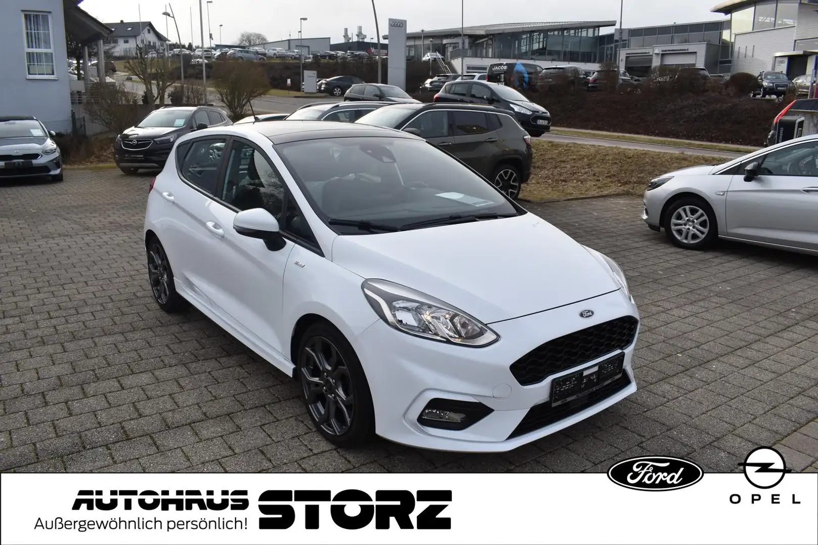 Ford Fiesta ST-Line |KEYLESS|PANO|TEMPOMAT|NAVI| Bianco - 2