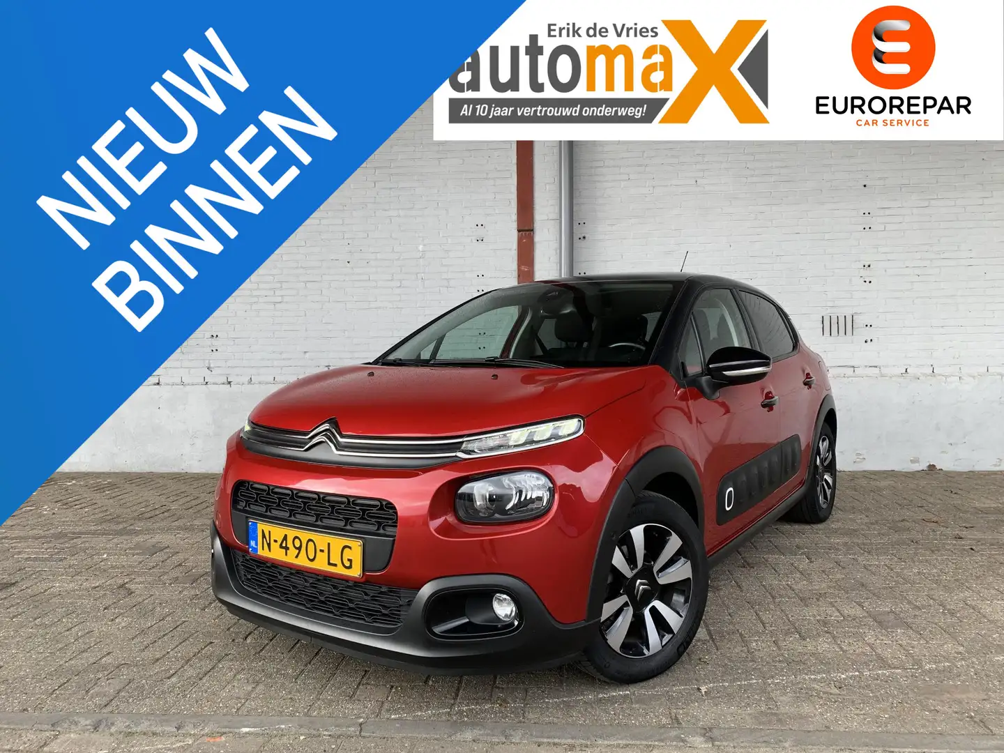 Citroen C3 1.2 PureTech Shine |Carplay!|Camera!|Navi!| Rosso - 1