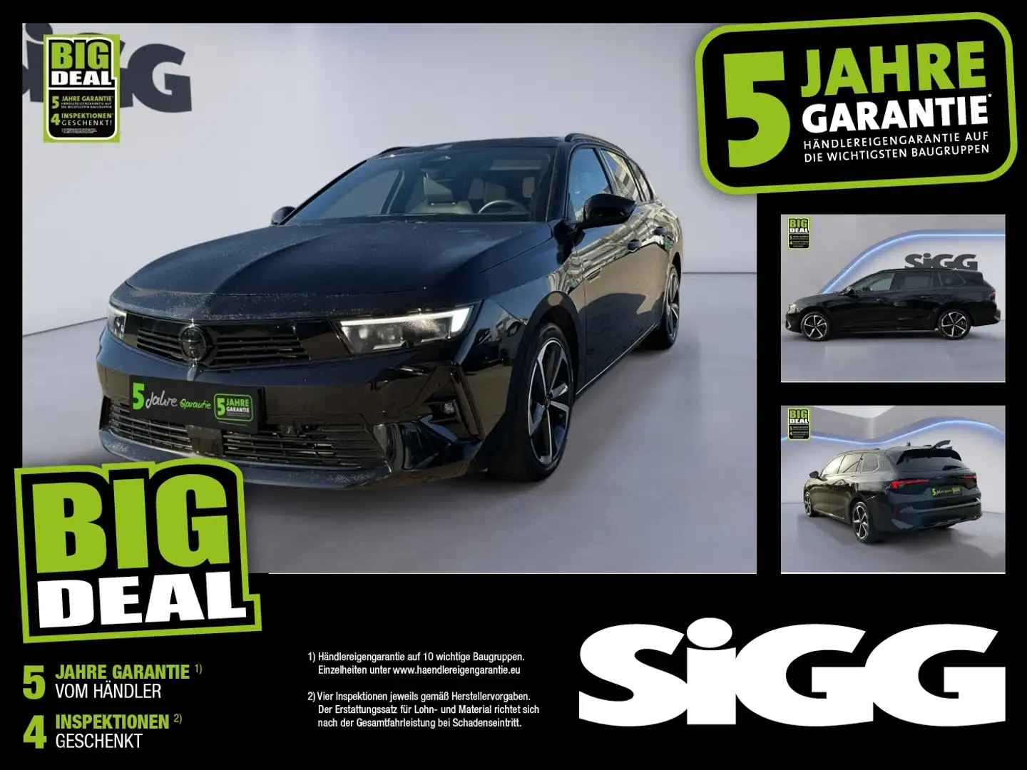 Opel Astra ST 1.5 D GS Automatik °36O Kamera HeadUp Noir - 1