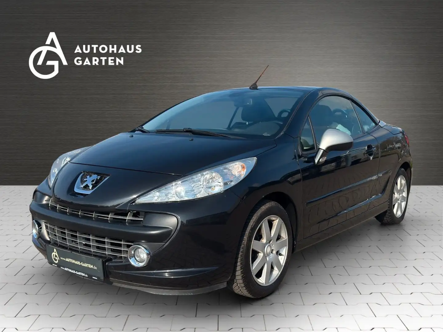 Peugeot 207 CC 1.6 Roland Garros Leder SHZ PDC Schwarz - 1