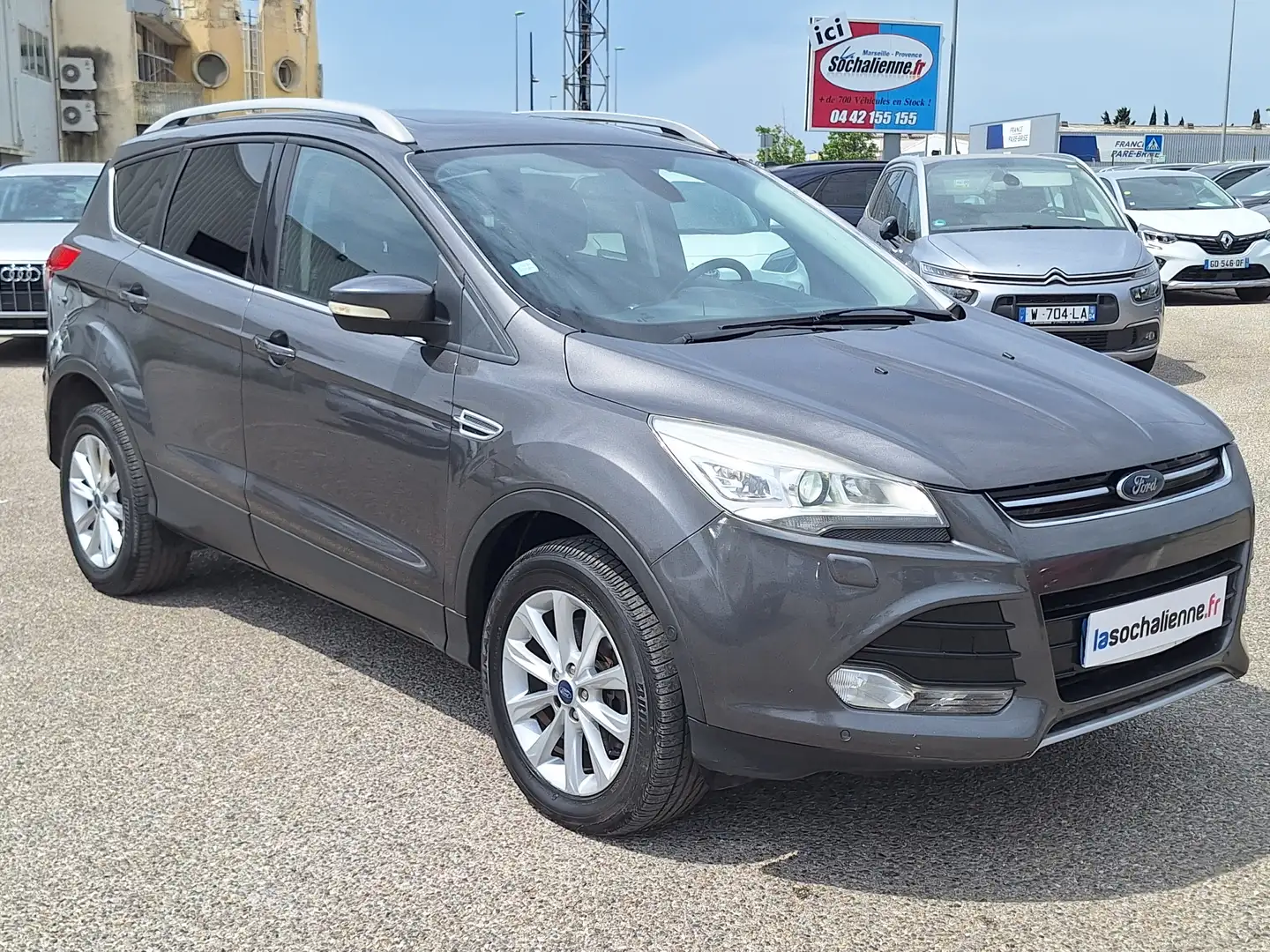 Ford Kuga 2.0 TDCi 180 S\u0026amp;S 4x4 Titanium Powershift  Gris - 2