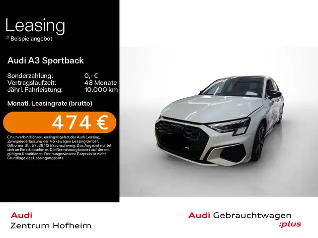 Audi A3 45 TFSI 2x S line S tro*B&O*HUD*Pan
