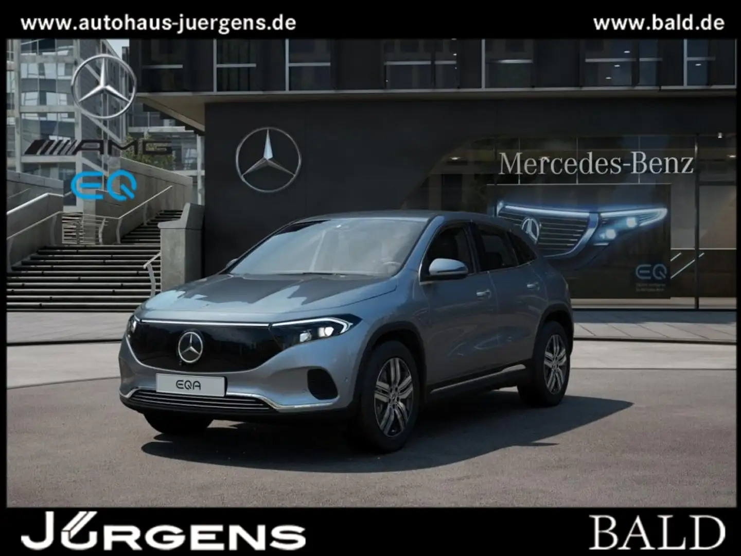 Mercedes-Benz EQA 350 4M Progressive/LED/360/AHK/Distr/Memo/18 Silber - 1