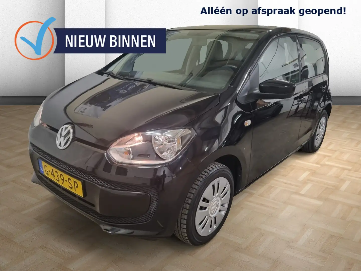 Volkswagen up! 1.0 up! Edition BM Airco NW APK 5drs NAP Zwart - 1