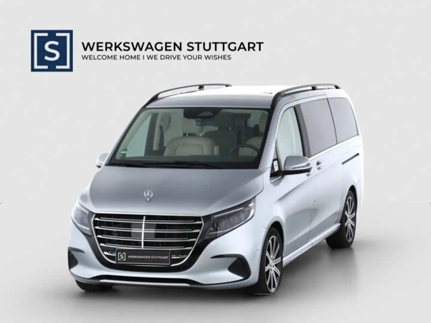 Mercedes-Benz V 300 V 300 EXCLUSIVE L BENZIN PANO 360 EL.SITZ PETROL Silber - 1