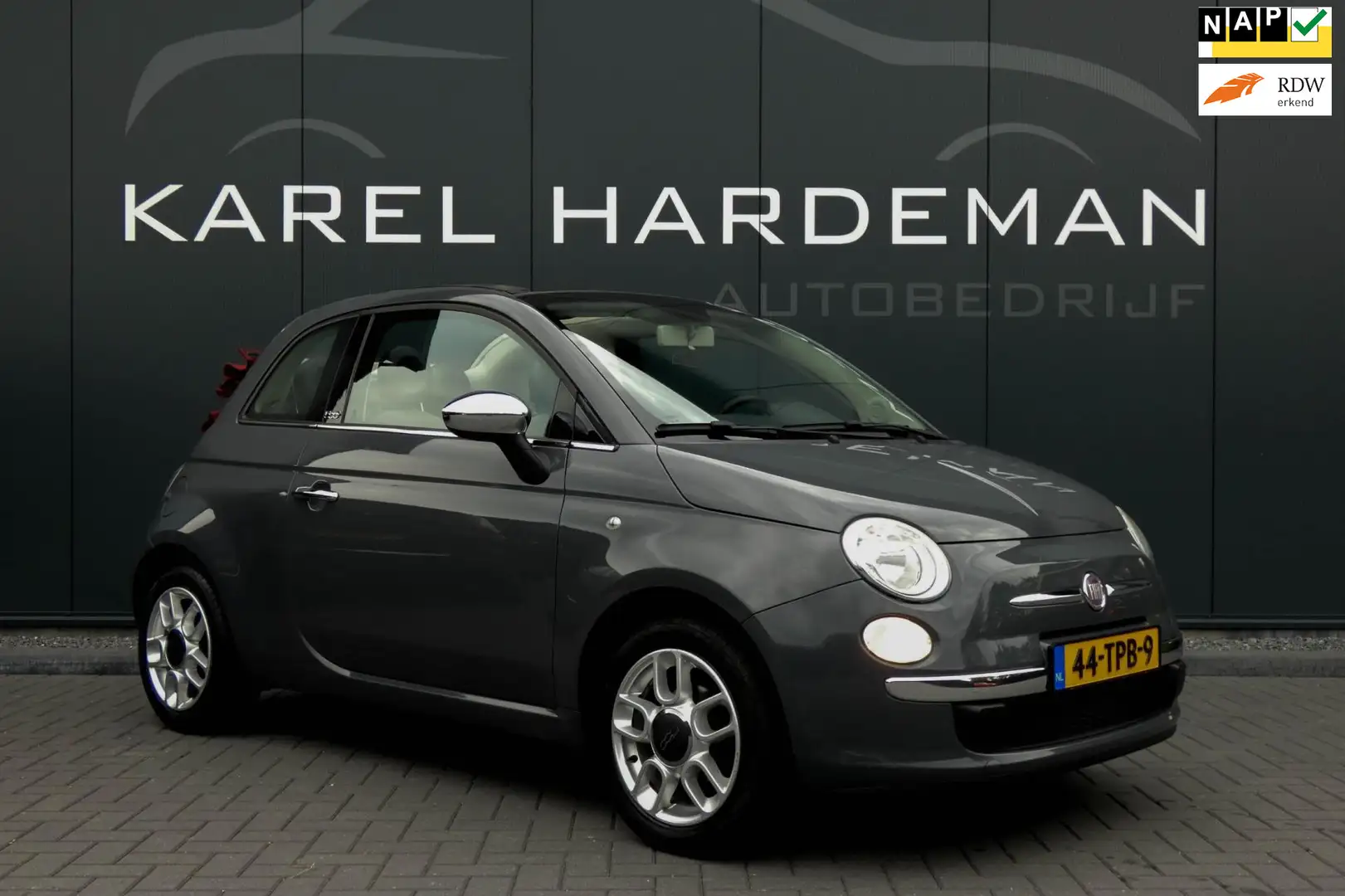 Fiat 500C 1.2 Lounge | NIEUWE DISTRIBUTIERIEM | LM VELGEN | Gris - 1