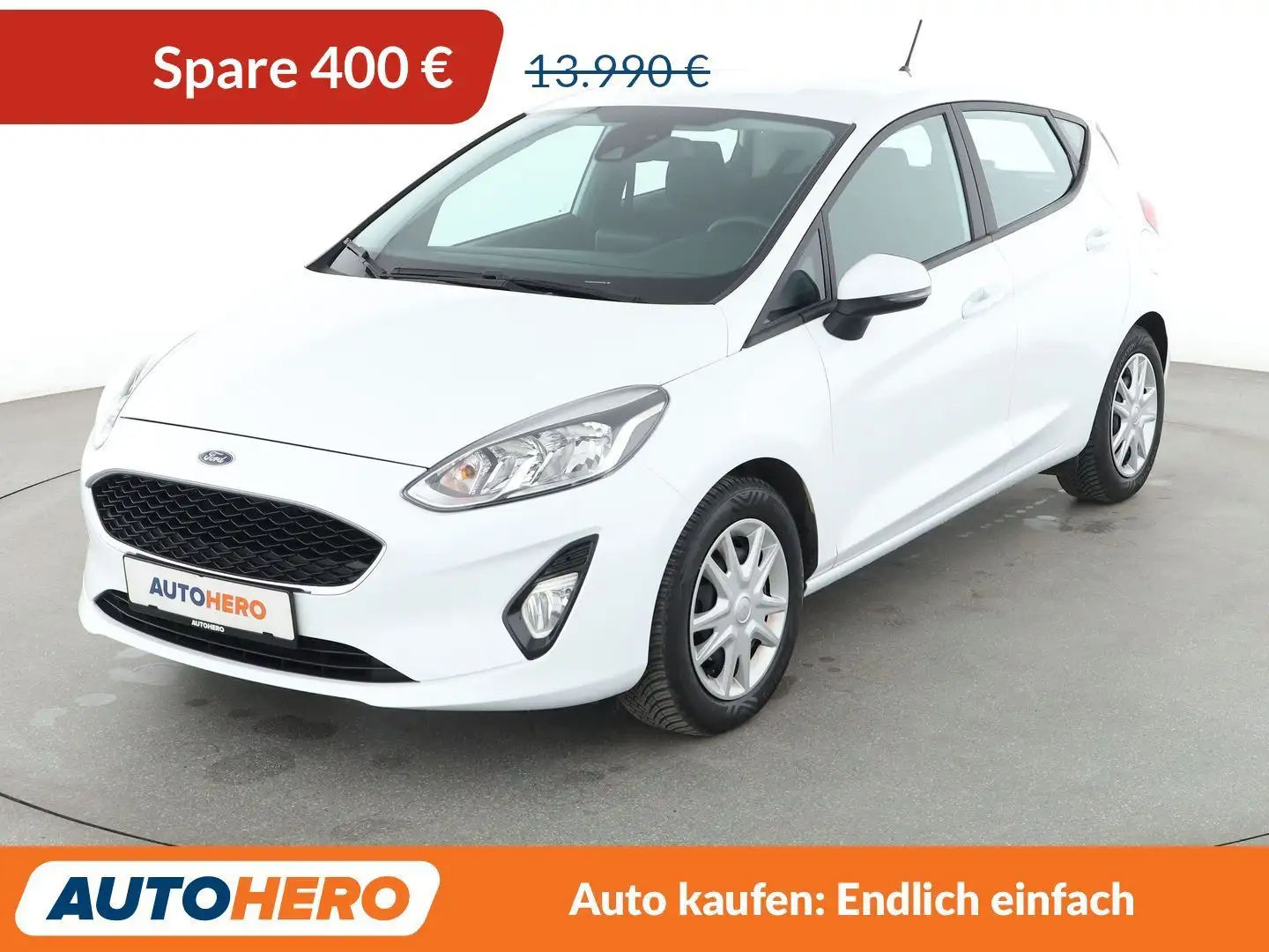 Ford Fiesta 1.0 EcoBoost Cool&Connect Aut.*LIM*PDC* Weiß - 1