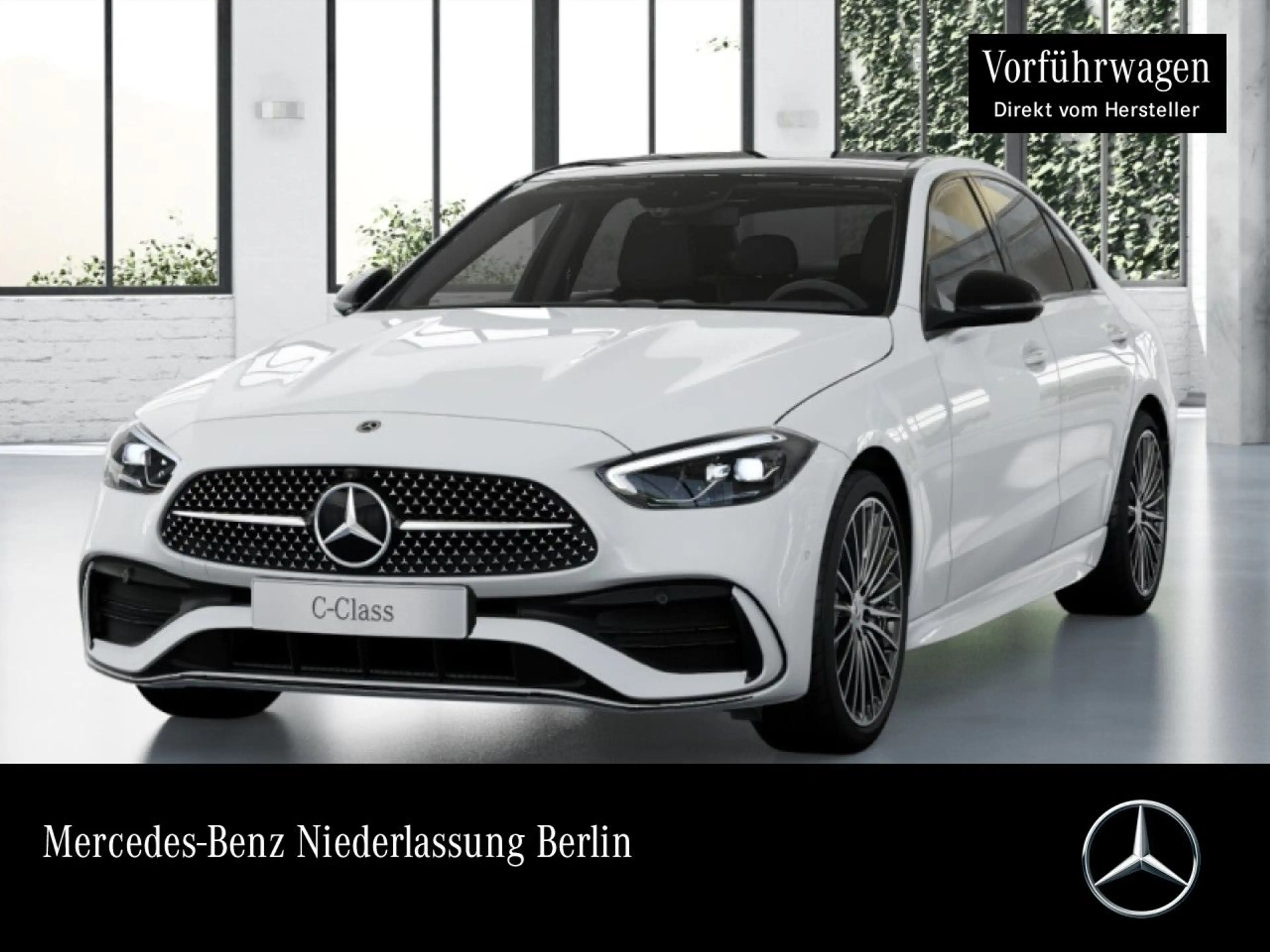 Mercedes-Benz C 220 d AMG+NIGHT+PANO+360+LED+BURMESTER+19"+TOTW