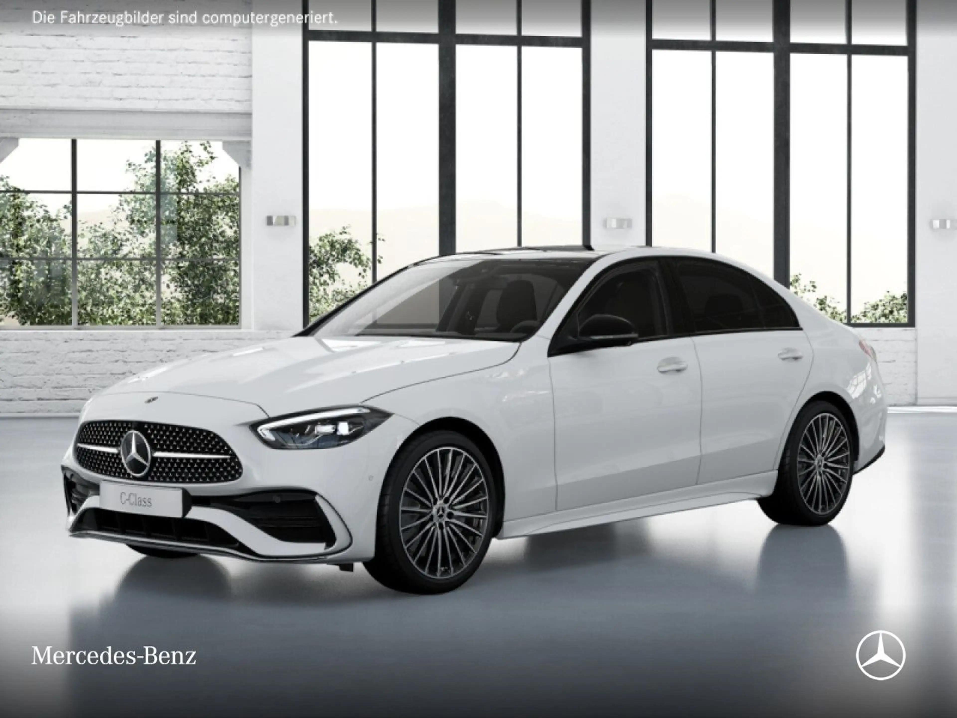 Mercedes-Benz C 220 d AMG+NIGHT+PANO+360+LED+BURMESTER+19"+TOTW — photo 13