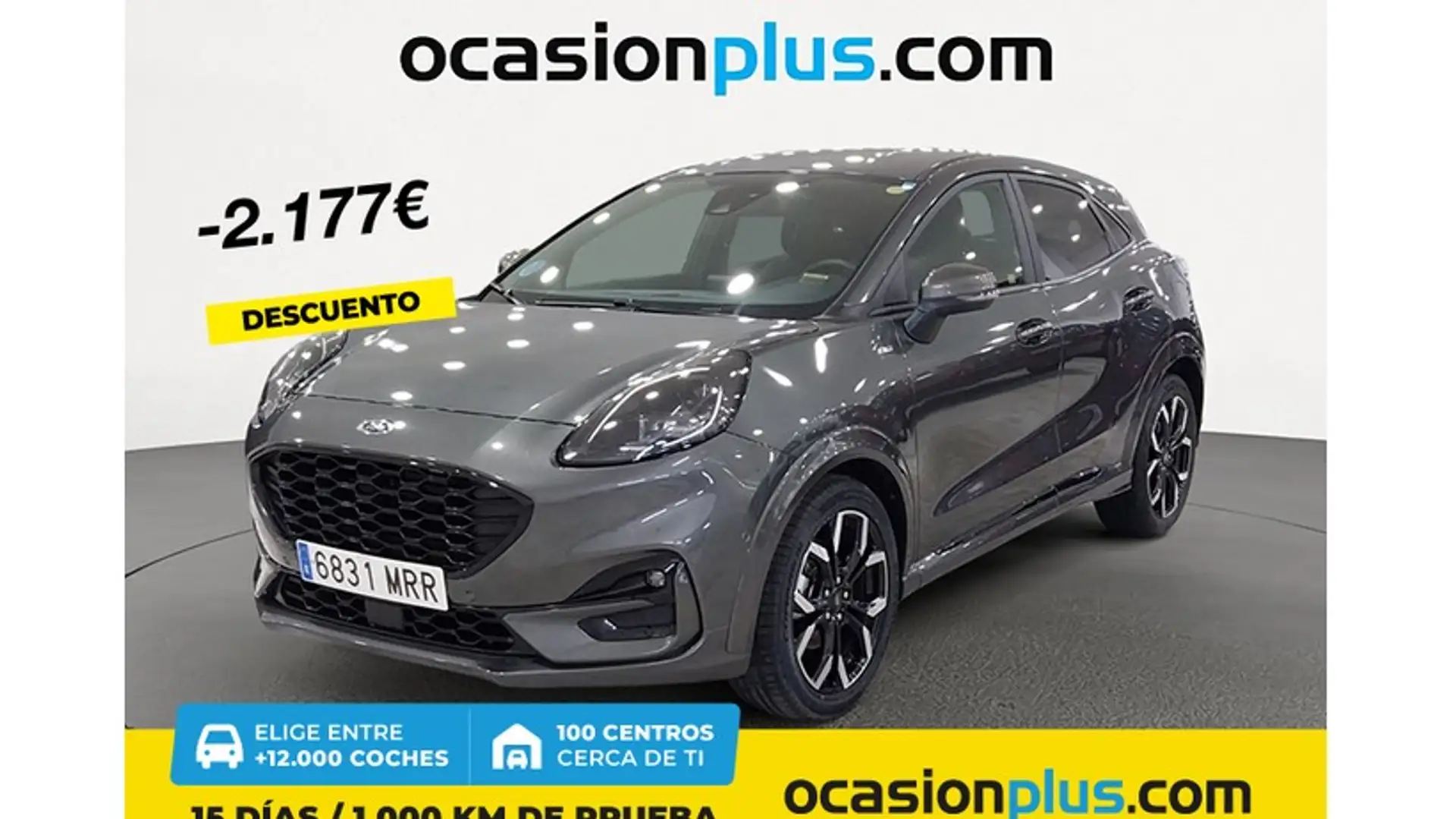 Ford Puma 1.0 EcoBoost MHEV ST-Line X Aut. 155 Gris - 1