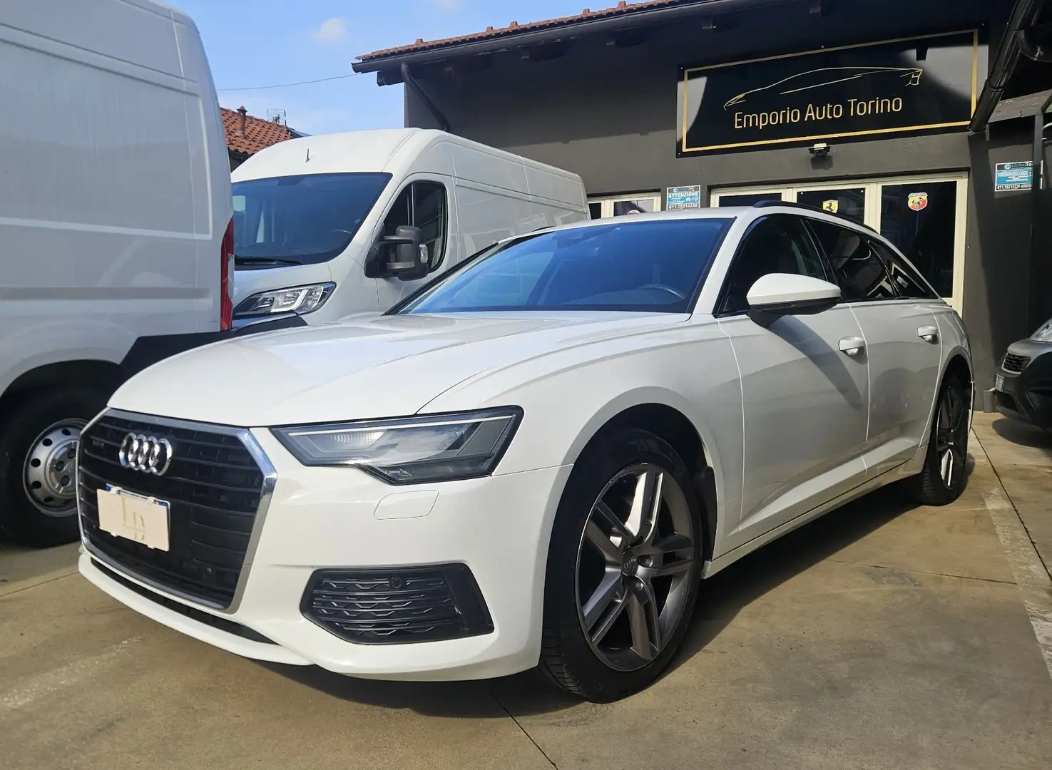 Audi A6 AVANT 40 TDI/S TRONIC/NAVI/LED/CERCHI19/QUATTRO!! Weiß - 1