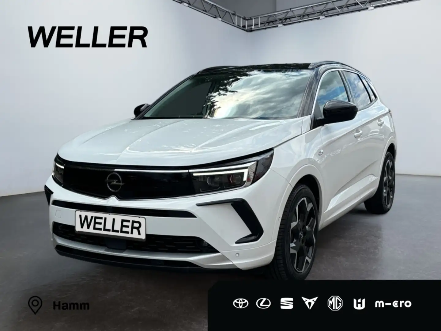 Opel Grandland 1.2 DI Automatik Ultimate *Matrix*CAM* Weiß - 1