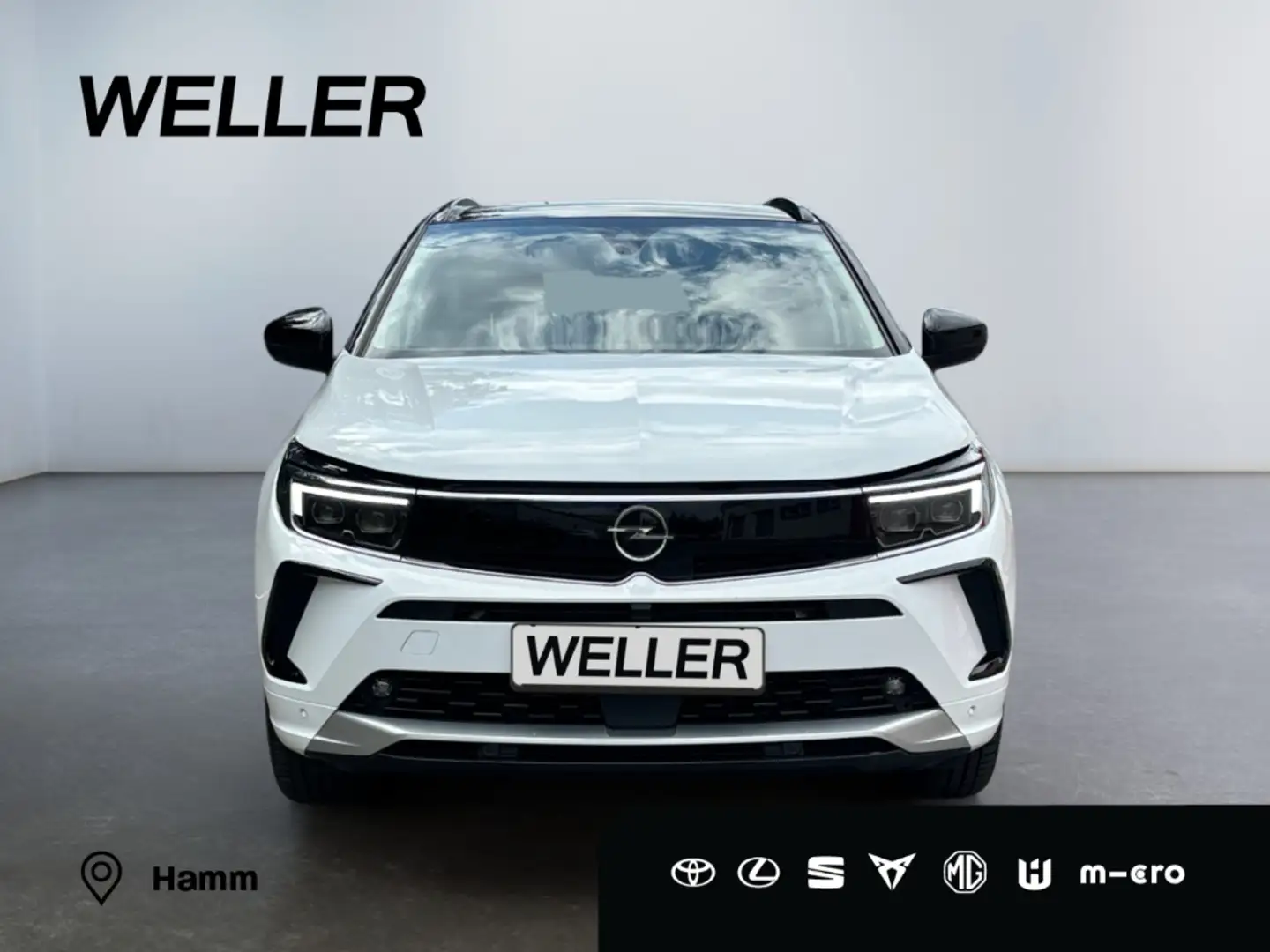 Opel Grandland 1.2 DI Automatik Ultimate *Matrix*CAM* Weiß - 2