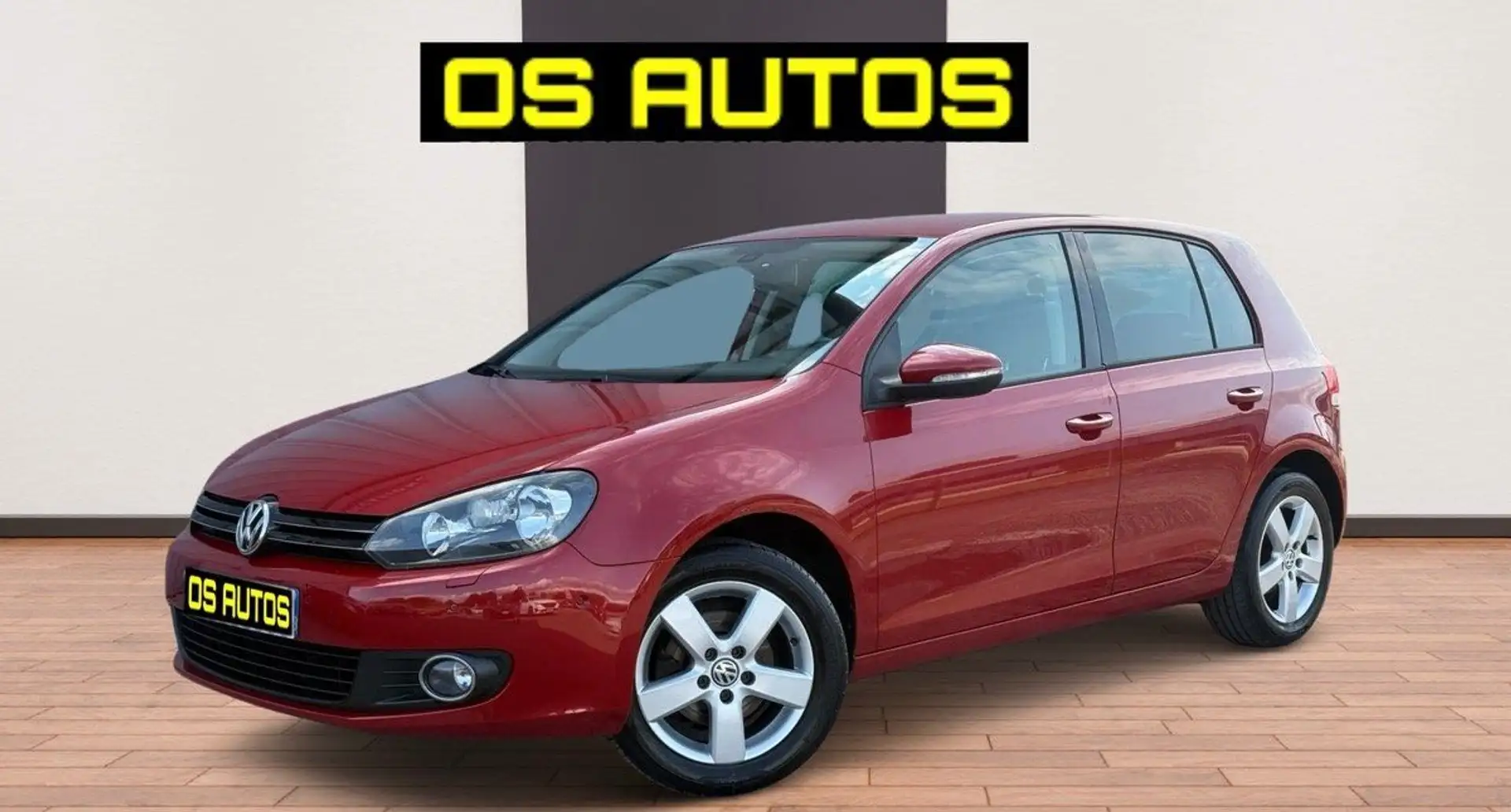 Volkswagen Golf VI 1.2 TSI - 105ch (5 cv) BVM6 - 5 Portes, Trendline %2B 2010 *GARANTIE 12 MOIS Rojo - 1