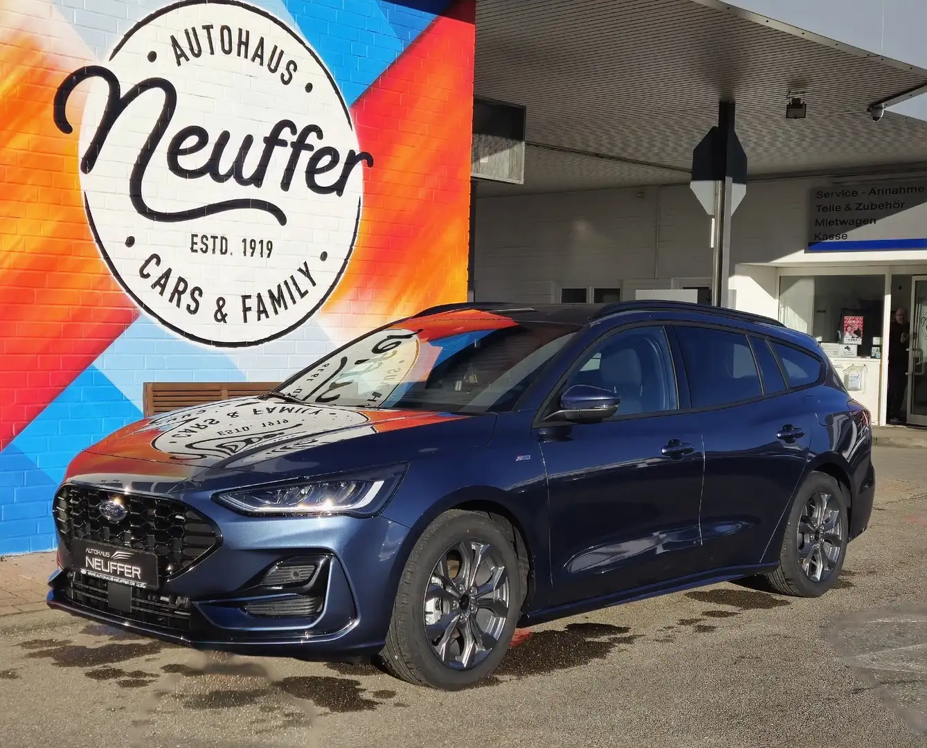 Ford Focus Turnier ST-Line X MHEV/Automatik/LED/ACC/Garantie Bleu - 1