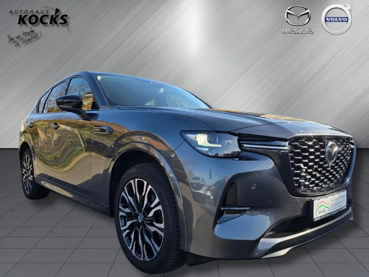 Mazda CX-60 2.5L e-Skyactiv PHEV Homura Hybrid AWD Bose, 360° Gris - 1