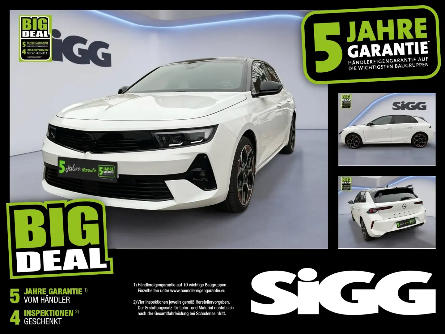 Opel Astra L 1.2 Turbo GS Klima 360 Alcant. KeyLess Blanc - 1