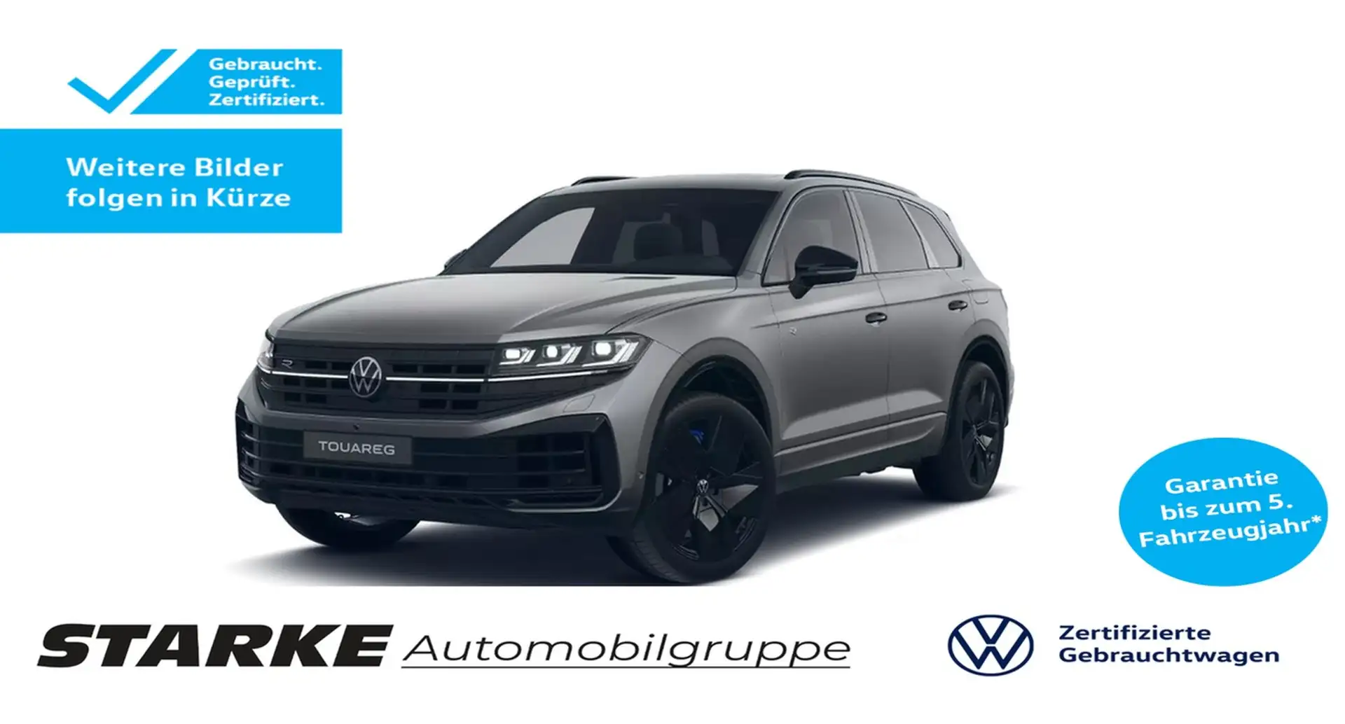 Volkswagen Touareg R 3.0 TSI eHybrid 4M 0,5%Verst/Garantie08.29/UP... Grau - 1