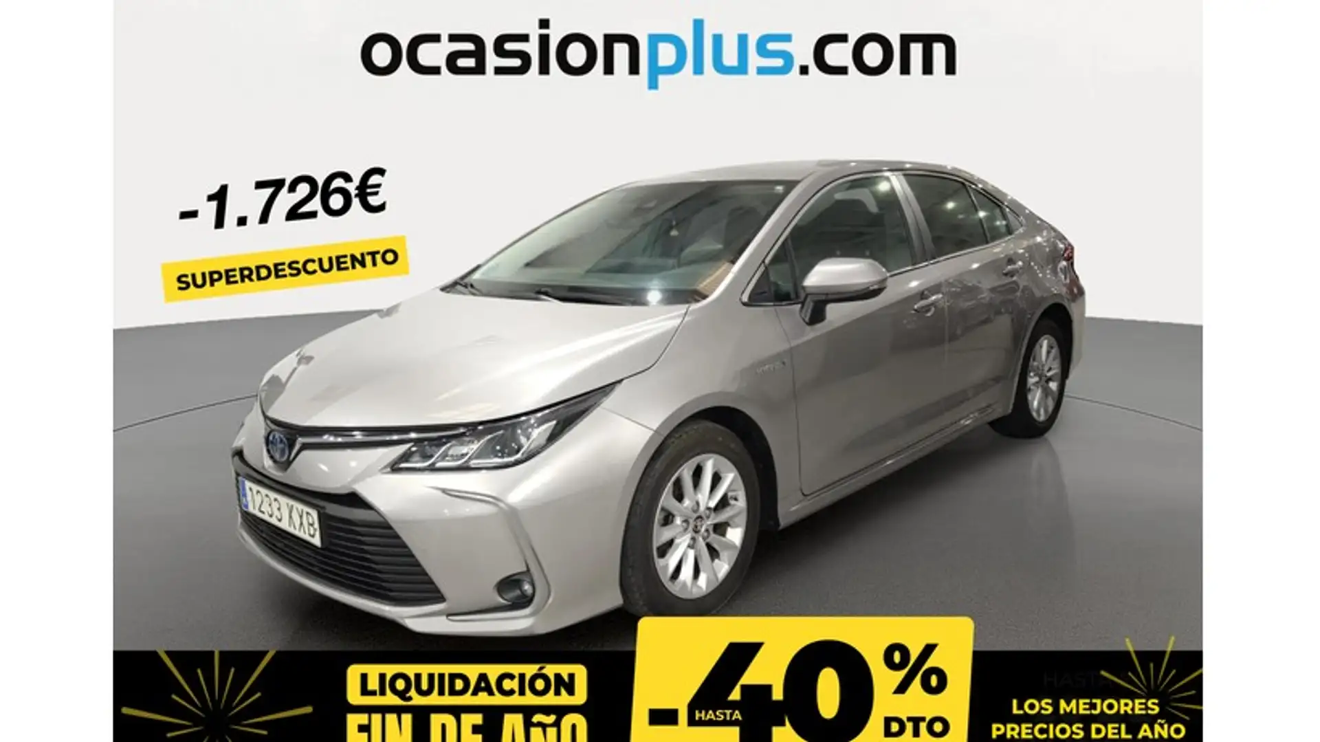 Toyota Corolla Sedán 125H Active Tech Gris - 1